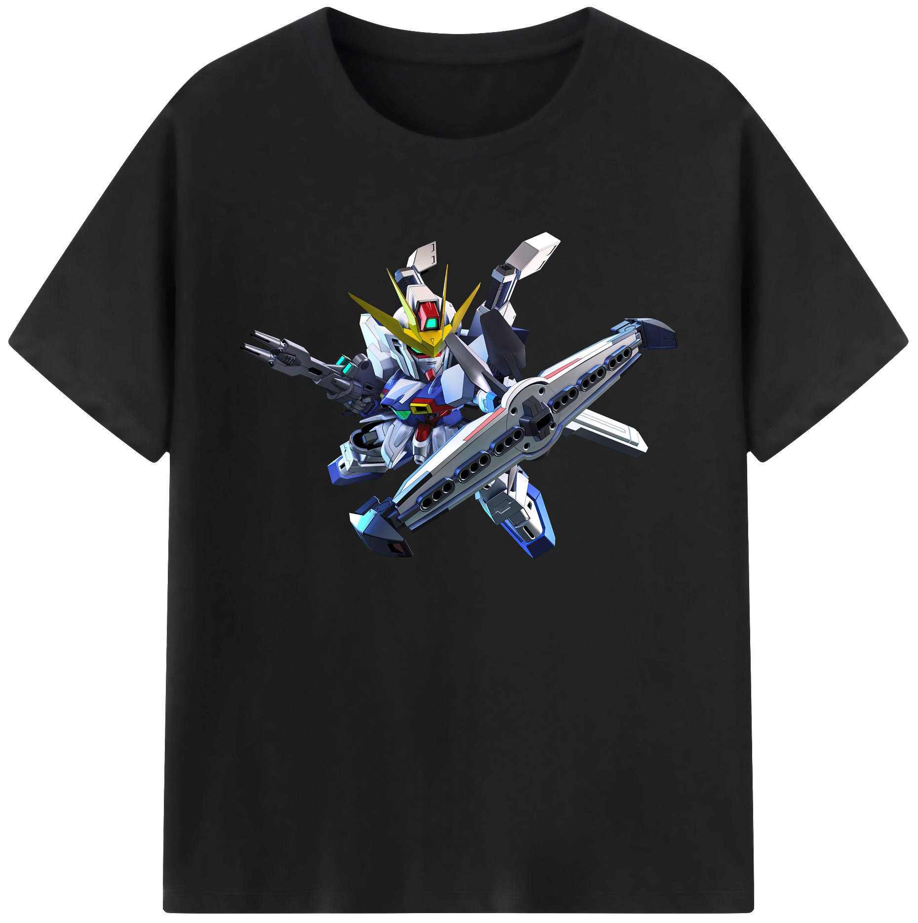 （画像用） 機動戦士ガンダム Mobile Suit Gundam 綿100％ メンズ半袖Tシャツ｜肌触りやわらか＆通気性