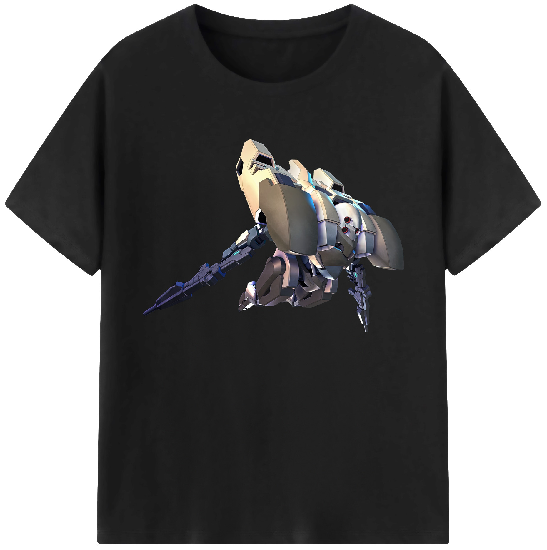（画像用） 機動戦士ガンダム Mobile Suit Gundam 綿100％ メンズ半袖Tシャツ｜肌触りやわらか＆通気性
