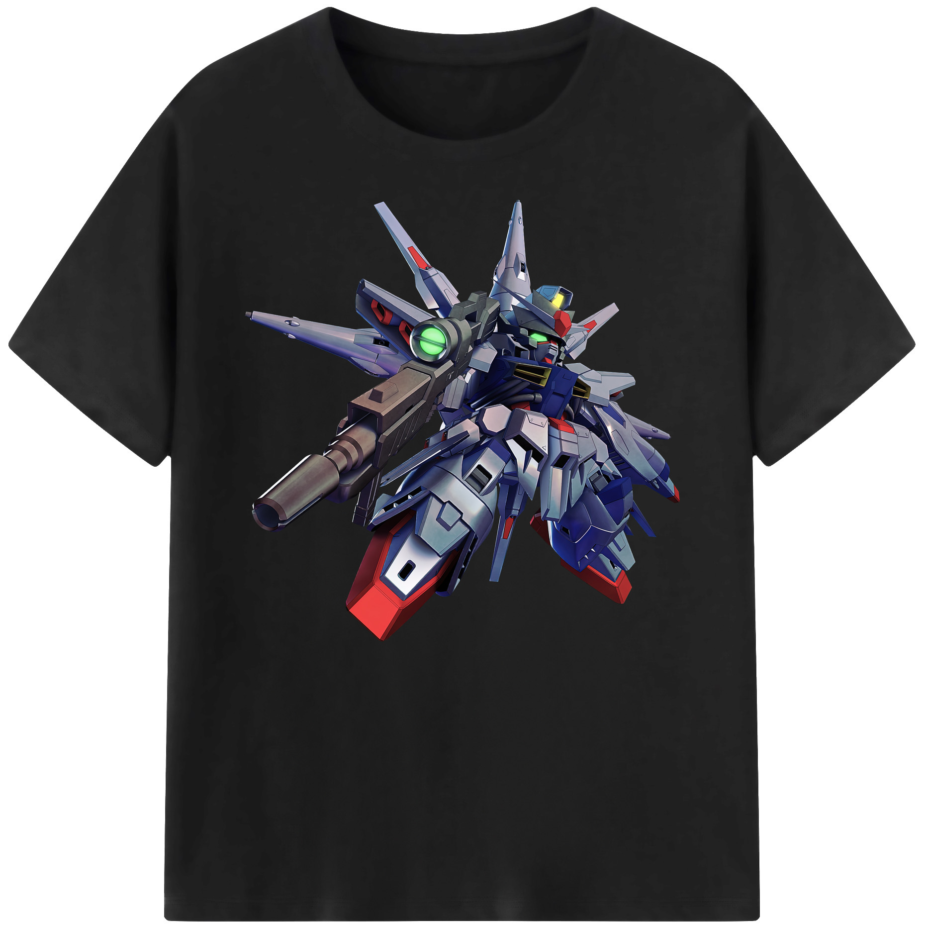 （画像用） 機動戦士ガンダム Mobile Suit Gundam 綿100％ メンズ半袖Tシャツ｜肌触りやわらか＆通気性