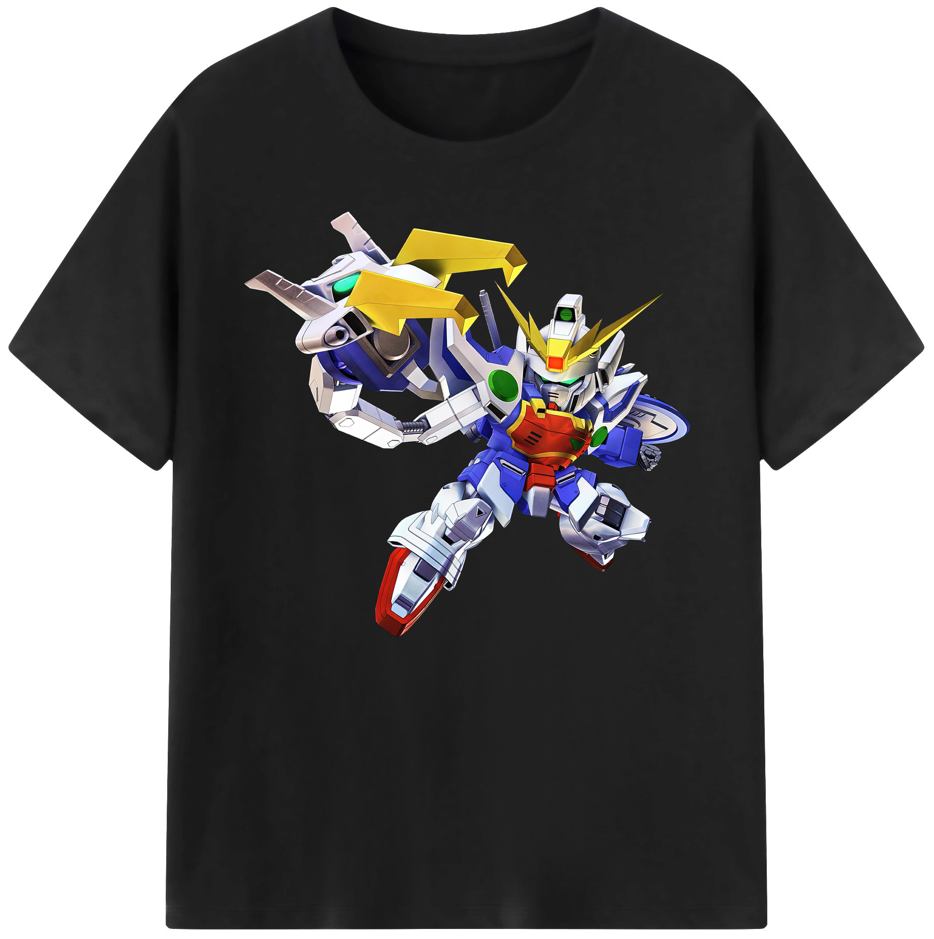 （画像用） 機動戦士ガンダム Mobile Suit Gundam 綿100％ メンズ半袖Tシャツ｜肌触りやわらか＆通気性