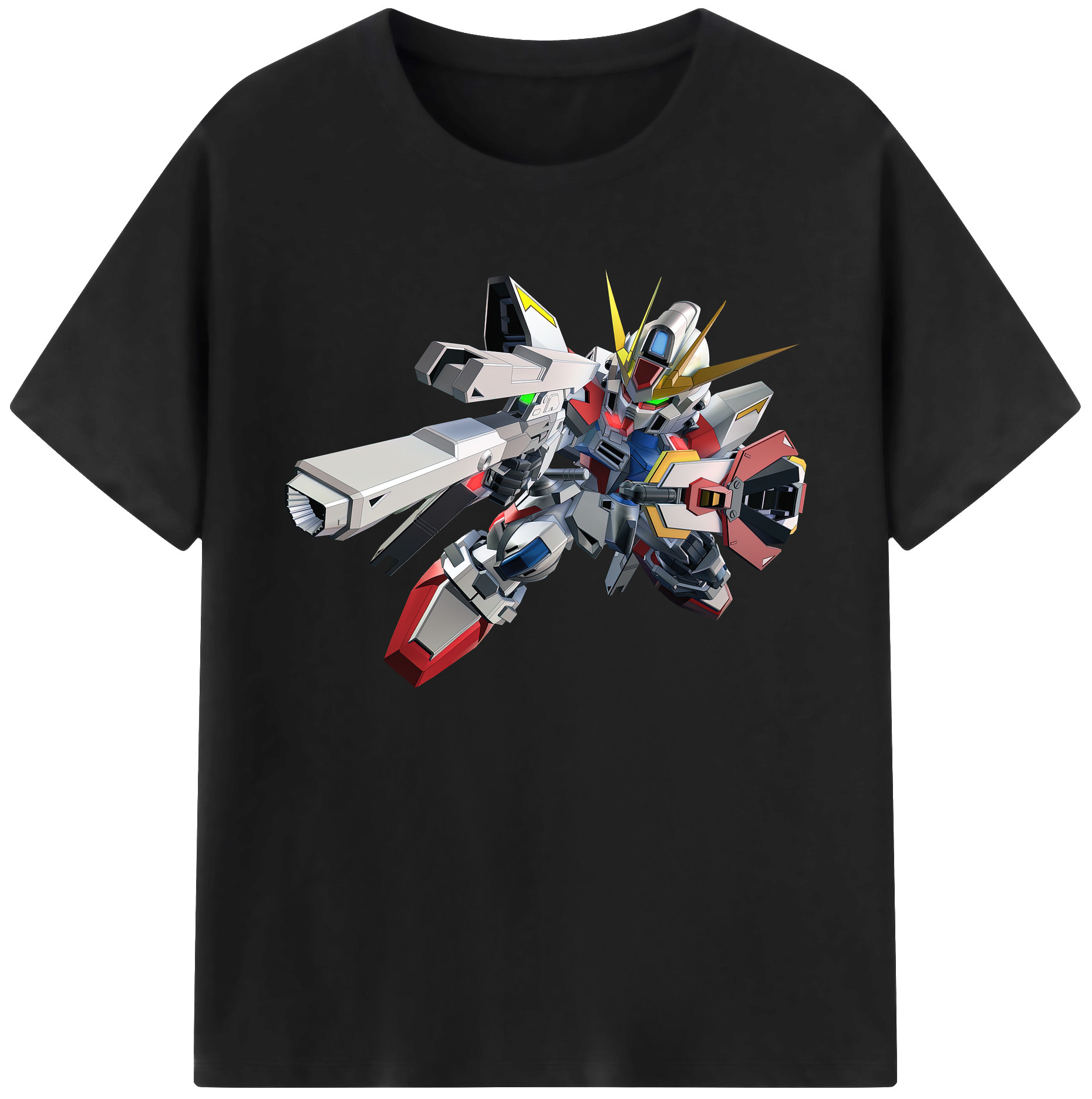 （画像用） 機動戦士ガンダム Mobile Suit Gundam 綿100％ メンズ半袖Tシャツ｜肌触りやわらか＆通気性
