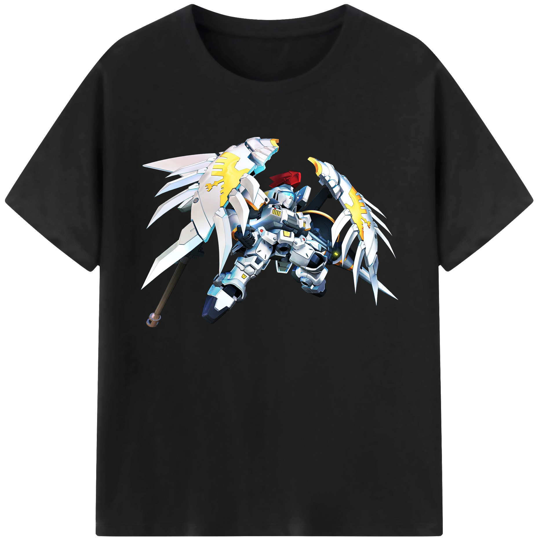 （画像用） 機動戦士ガンダム Mobile Suit Gundam 綿100％ メンズ半袖Tシャツ｜肌触りやわらか＆通気性