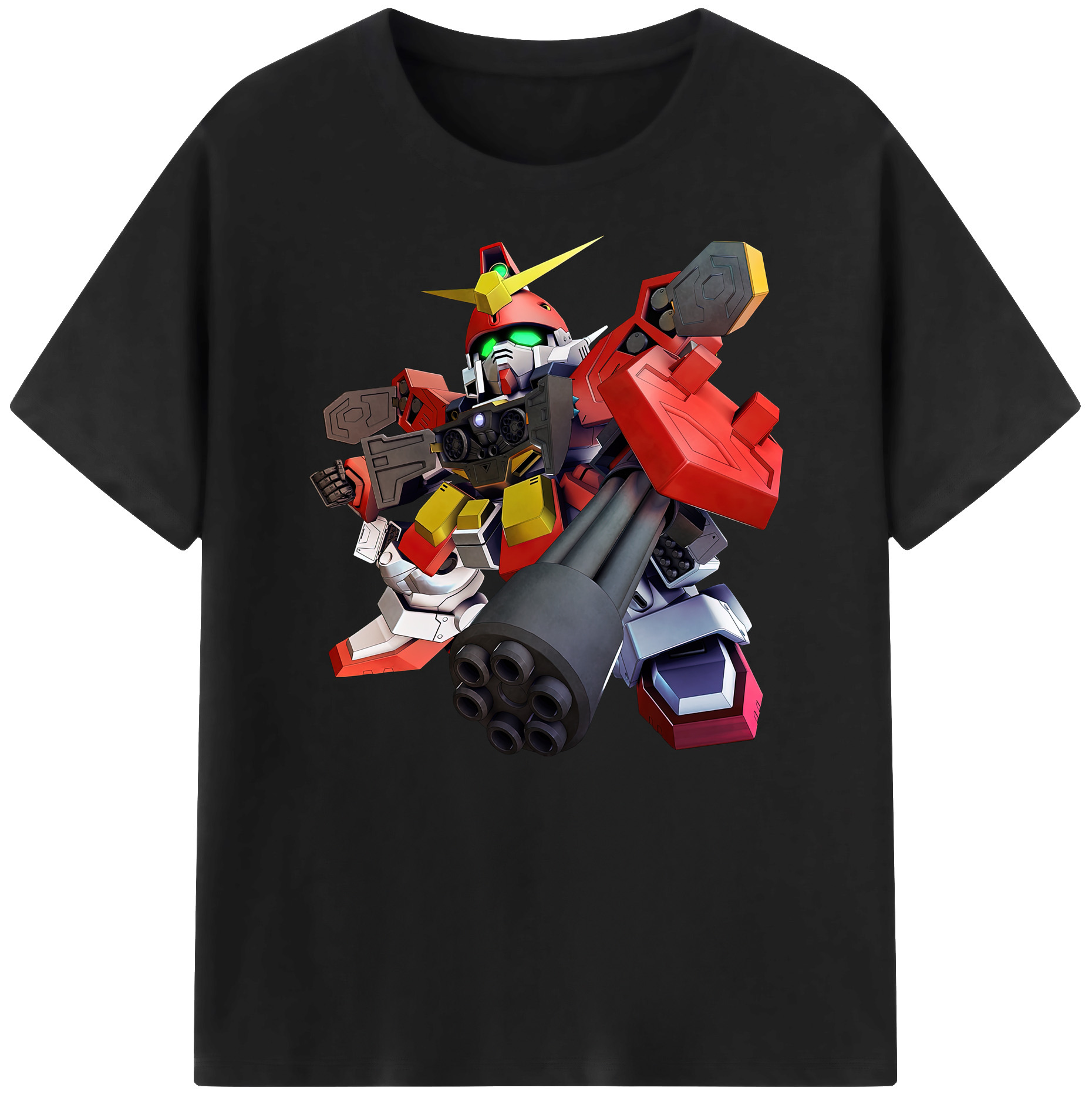 （画像用） 機動戦士ガンダム Mobile Suit Gundam 綿100％ メンズ半袖Tシャツ｜肌触りやわらか＆通気性