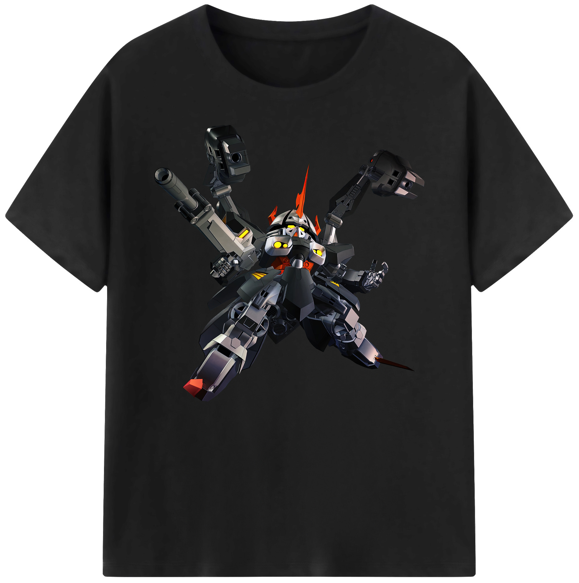 （画像用） 機動戦士ガンダム Mobile Suit Gundam 綿100％ メンズ半袖Tシャツ｜肌触りやわらか＆通気性