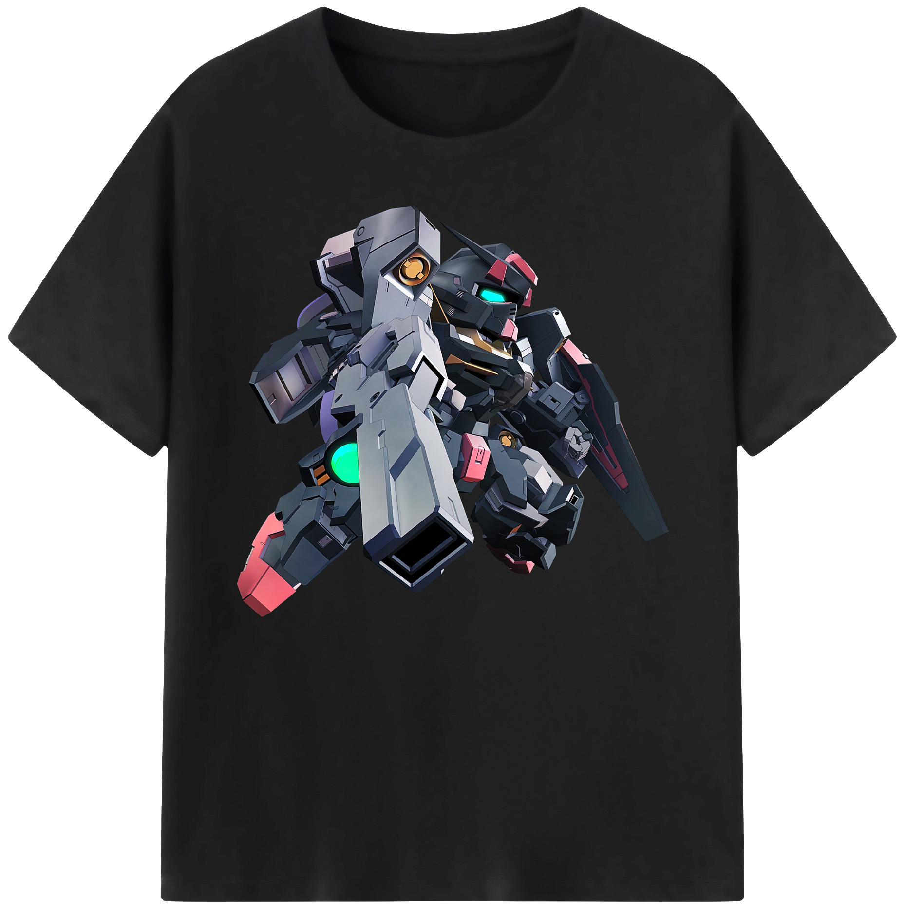 （画像用） 機動戦士ガンダム Mobile Suit Gundam 綿100％ メンズ半袖Tシャツ｜肌触りやわらか＆通気性