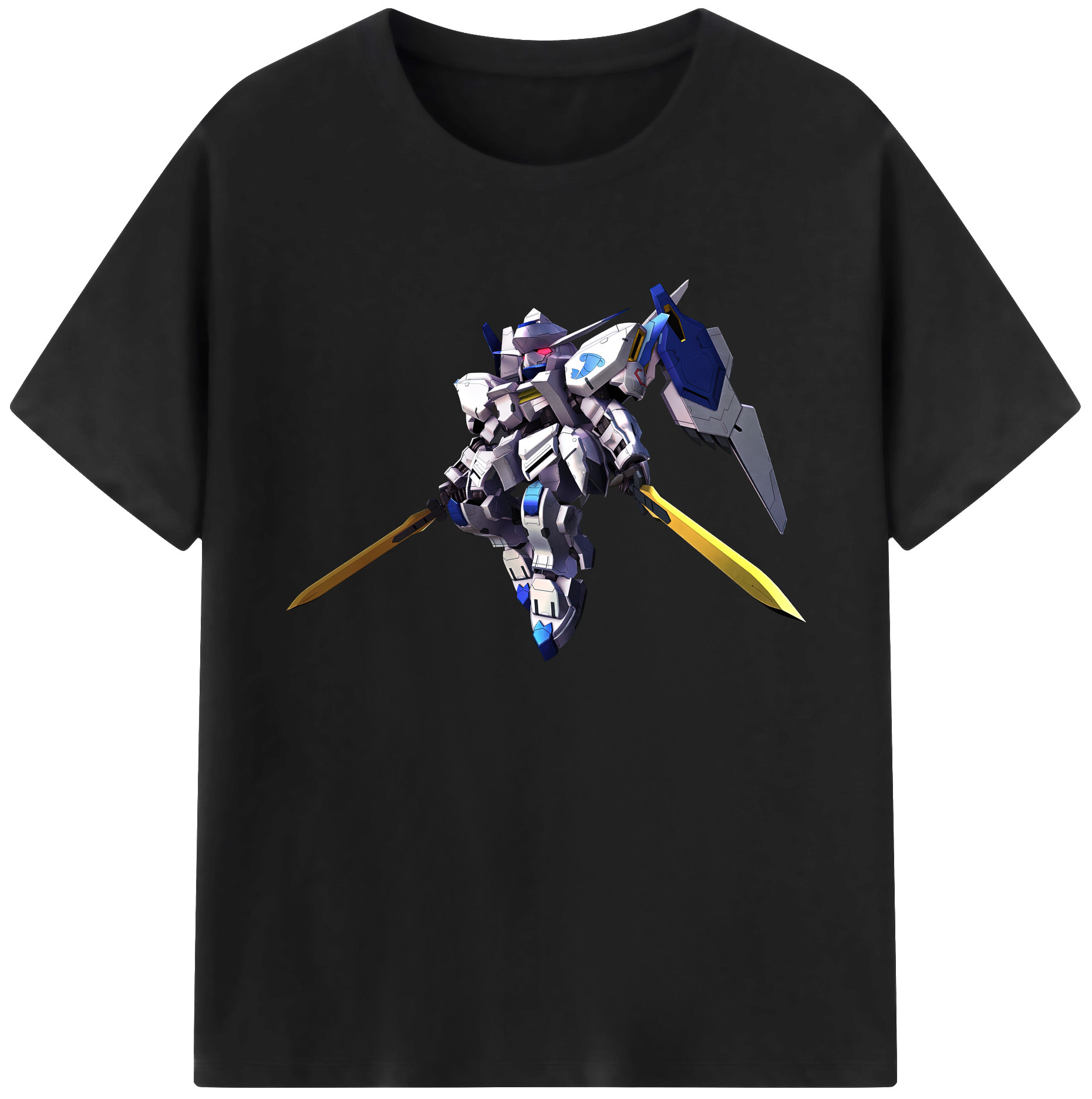（画像用） 機動戦士ガンダム Mobile Suit Gundam 綿100％ メンズ半袖Tシャツ｜肌触りやわらか＆通気性