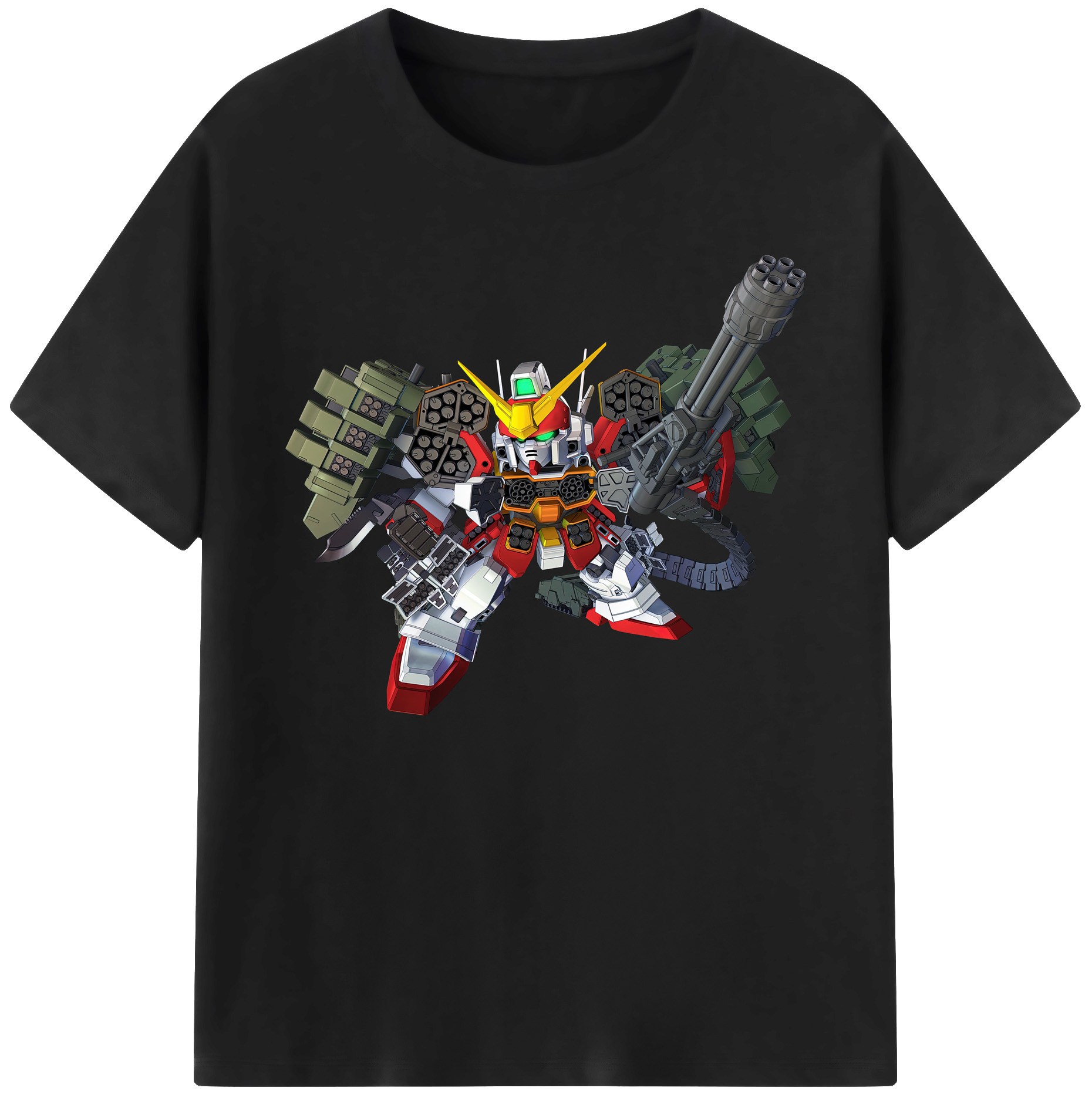 （画像用） 機動戦士ガンダム Mobile Suit Gundam 綿100％ メンズ半袖Tシャツ｜肌触りやわらか＆通気性