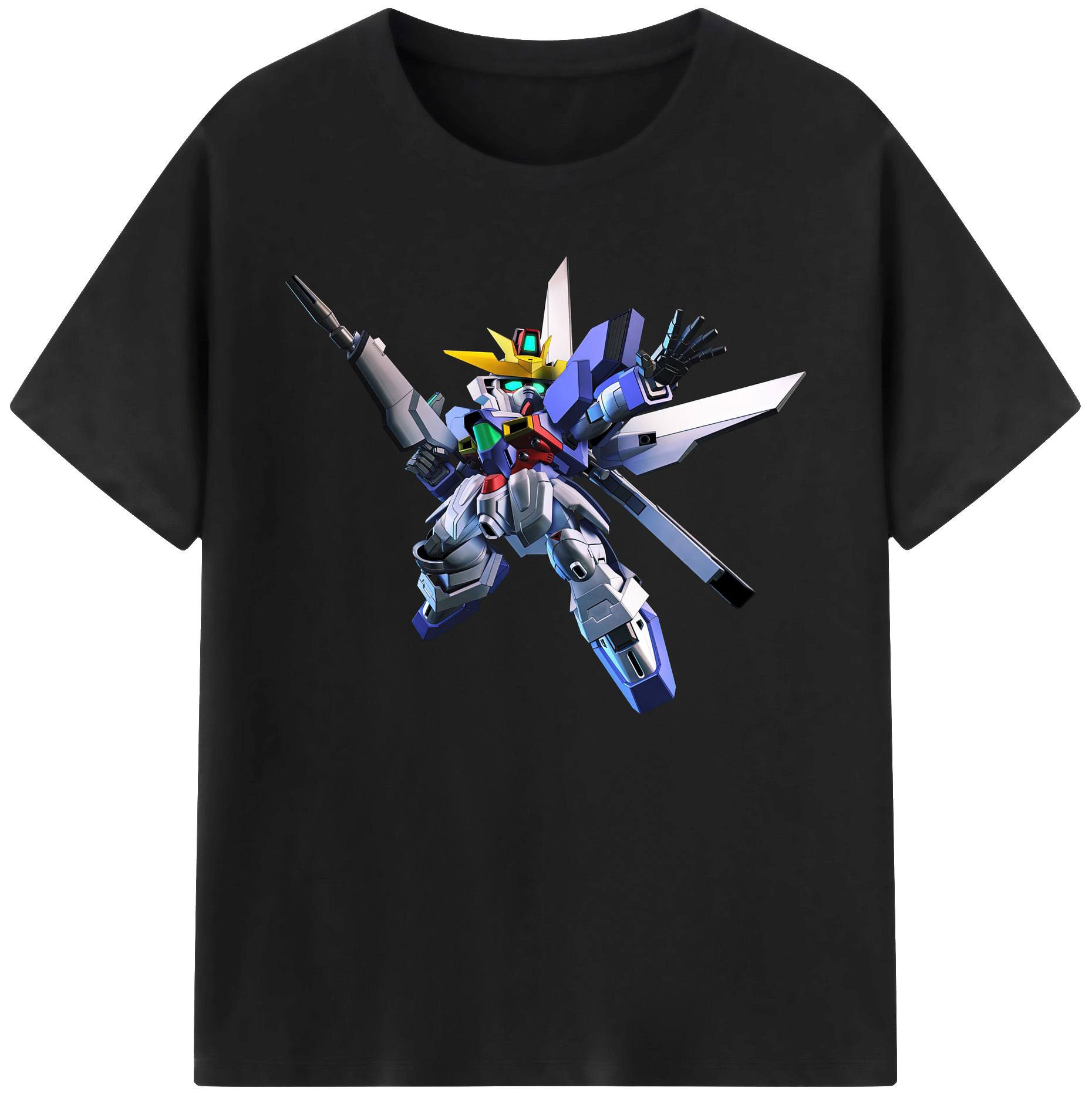 （画像用） 機動戦士ガンダム Mobile Suit Gundam 綿100％ メンズ半袖Tシャツ｜肌触りやわらか＆通気性
