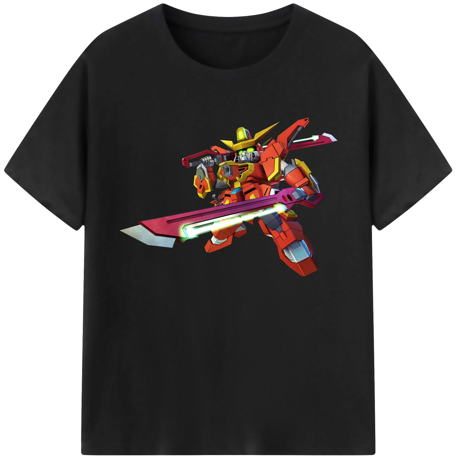 （画像用） 機動戦士ガンダム Mobile Suit Gundam 綿100％ メンズ半袖Tシャツ｜肌触りやわらか＆通気性