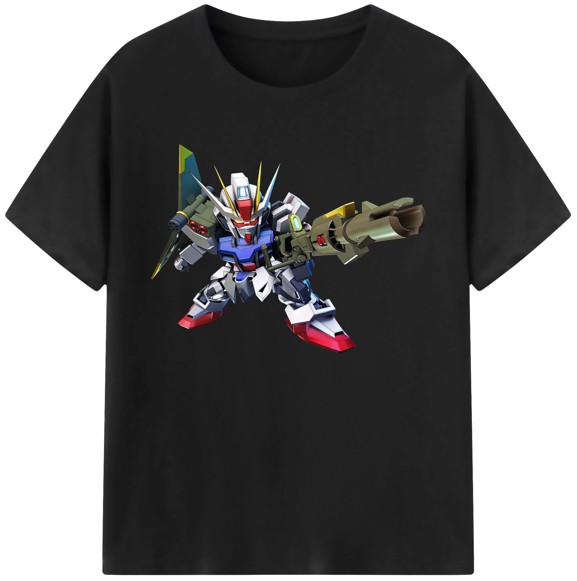（画像用） 機動戦士ガンダム Mobile Suit Gundam 綿100％ メンズ半袖Tシャツ｜肌触りやわらか＆通気性