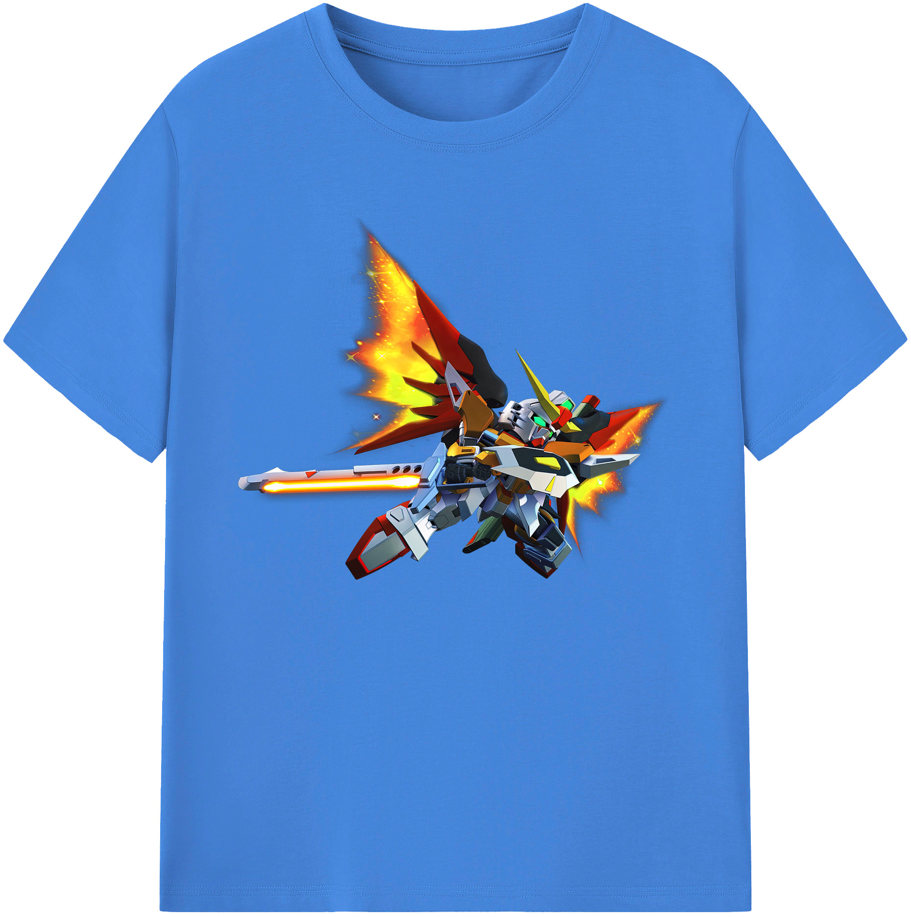 （画像用） 機動戦士ガンダム Mobile Suit Gundam 綿100％ メンズ半袖Tシャツ｜肌触りやわらか＆通気性