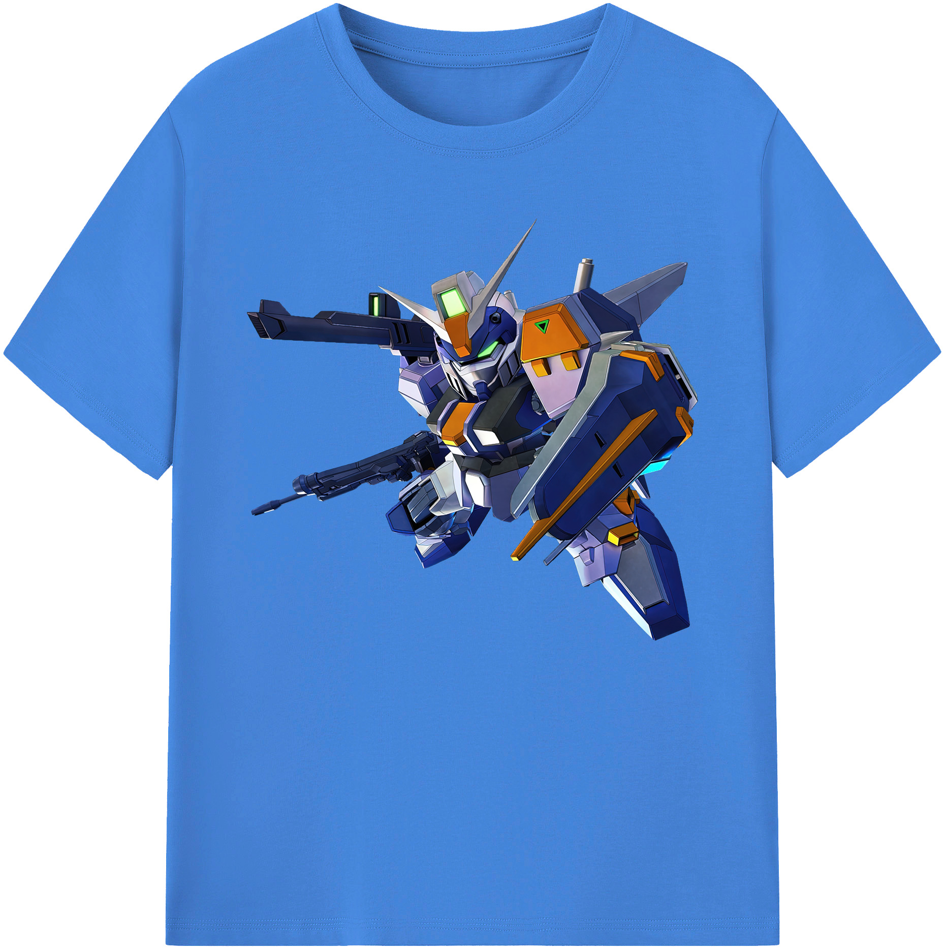 （画像用） 機動戦士ガンダム Mobile Suit Gundam 綿100％ メンズ半袖Tシャツ｜肌触りやわらか＆通気性