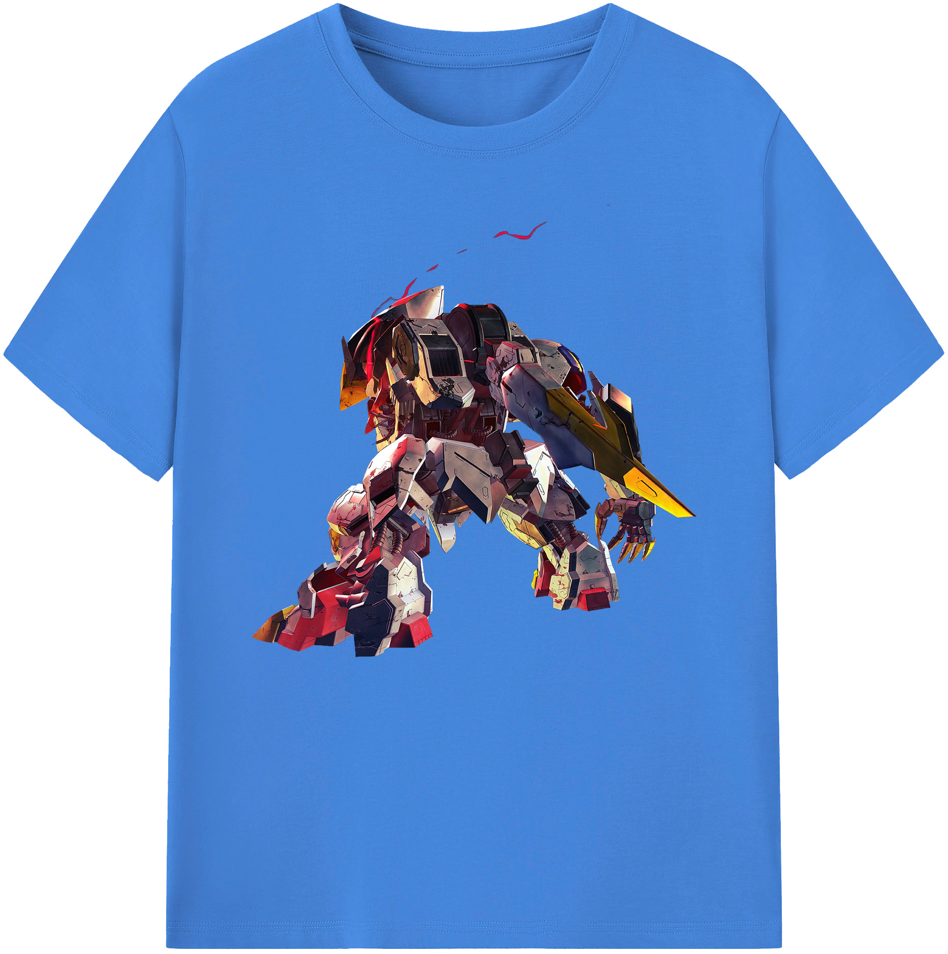 （画像用） 機動戦士ガンダム Mobile Suit Gundam 綿100％ メンズ半袖Tシャツ｜肌触りやわらか＆通気性