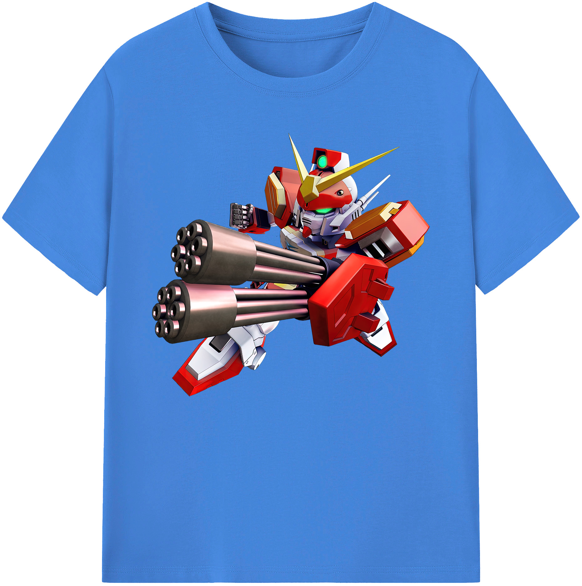（画像用） 機動戦士ガンダム Mobile Suit Gundam 綿100％ メンズ半袖Tシャツ｜肌触りやわらか＆通気性