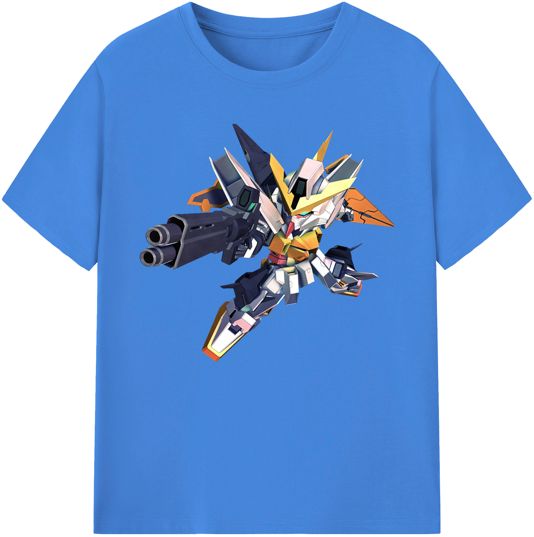 （画像用） 機動戦士ガンダム Mobile Suit Gundam 綿100％ メンズ半袖Tシャツ｜肌触りやわらか＆通気性