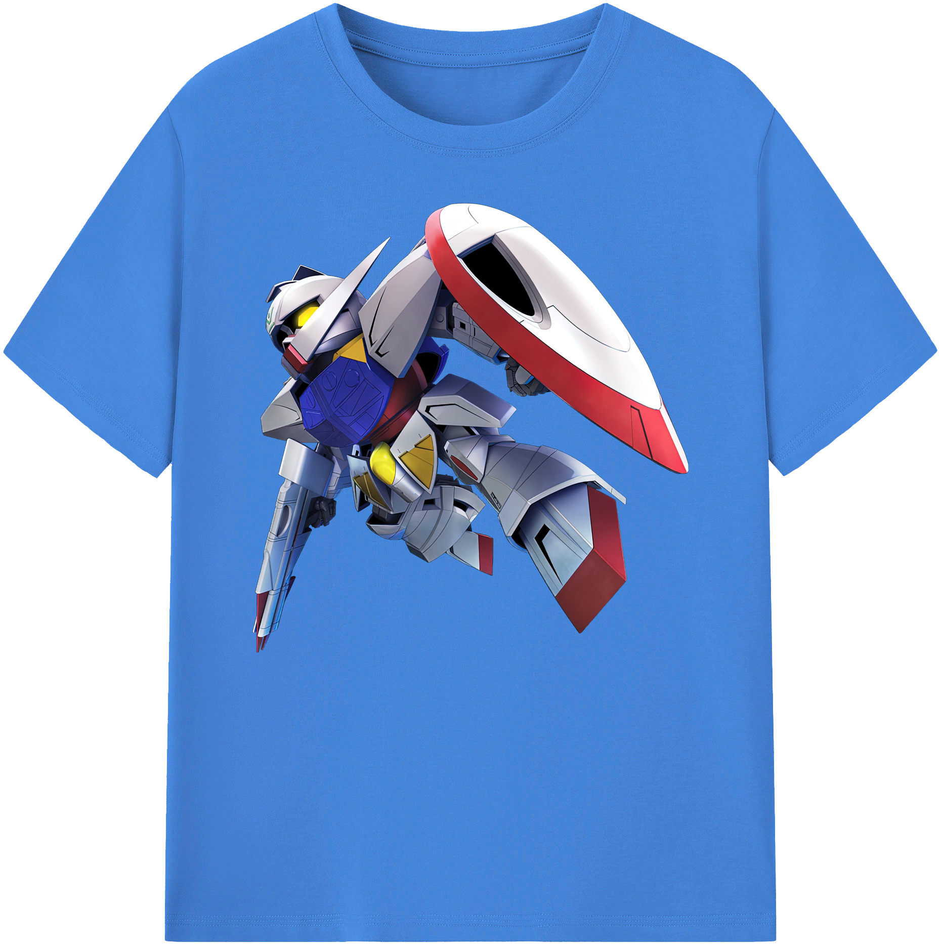 （画像用） 機動戦士ガンダム Mobile Suit Gundam 綿100％ メンズ半袖Tシャツ｜肌触りやわらか＆通気性