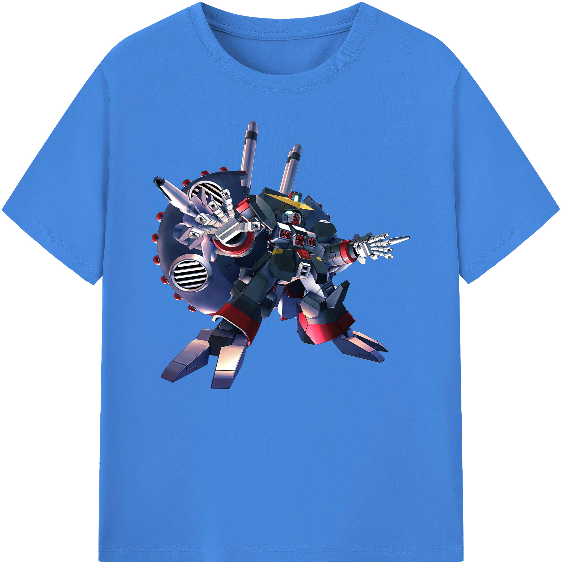 （画像用） 機動戦士ガンダム Mobile Suit Gundam 綿100％ メンズ半袖Tシャツ｜肌触りやわらか＆通気性