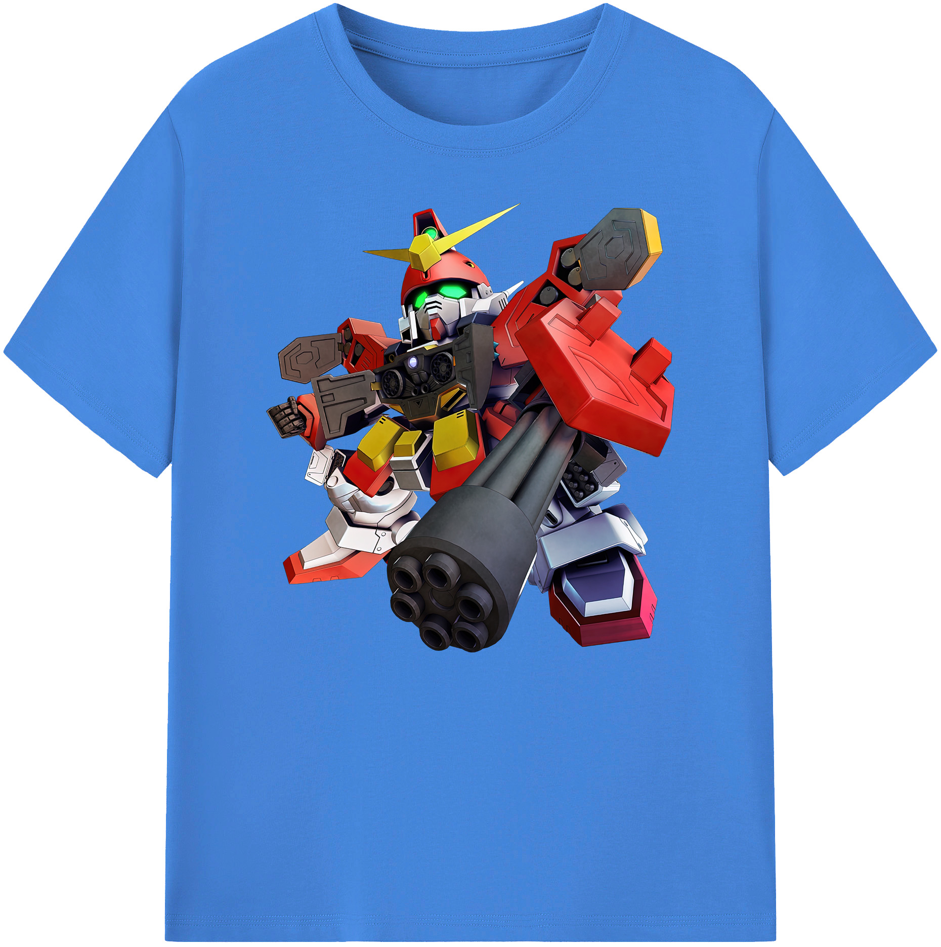 （画像用） 機動戦士ガンダム Mobile Suit Gundam 綿100％ メンズ半袖Tシャツ｜肌触りやわらか＆通気性