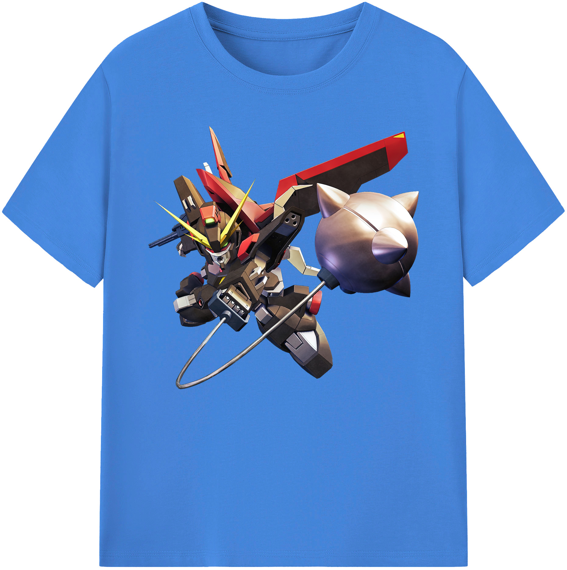 （画像用） 機動戦士ガンダム Mobile Suit Gundam 綿100％ メンズ半袖Tシャツ｜肌触りやわらか＆通気性