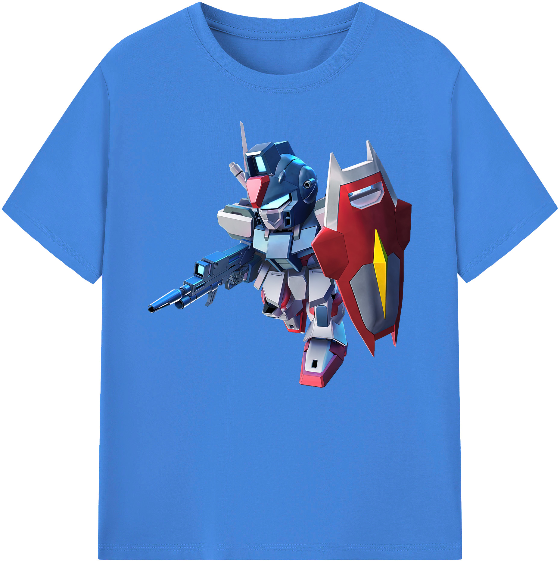 （画像用） 機動戦士ガンダム Mobile Suit Gundam 綿100％ メンズ半袖Tシャツ｜肌触りやわらか＆通気性