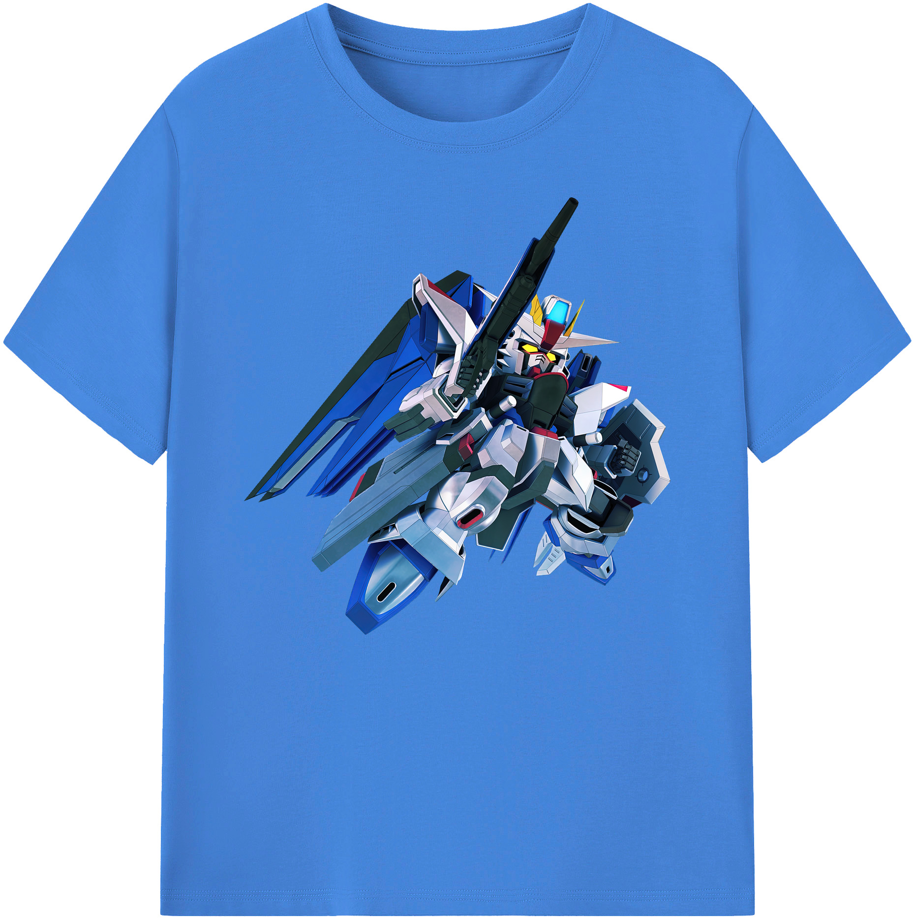 （画像用） 機動戦士ガンダム Mobile Suit Gundam 綿100％ メンズ半袖Tシャツ｜肌触りやわらか＆通気性