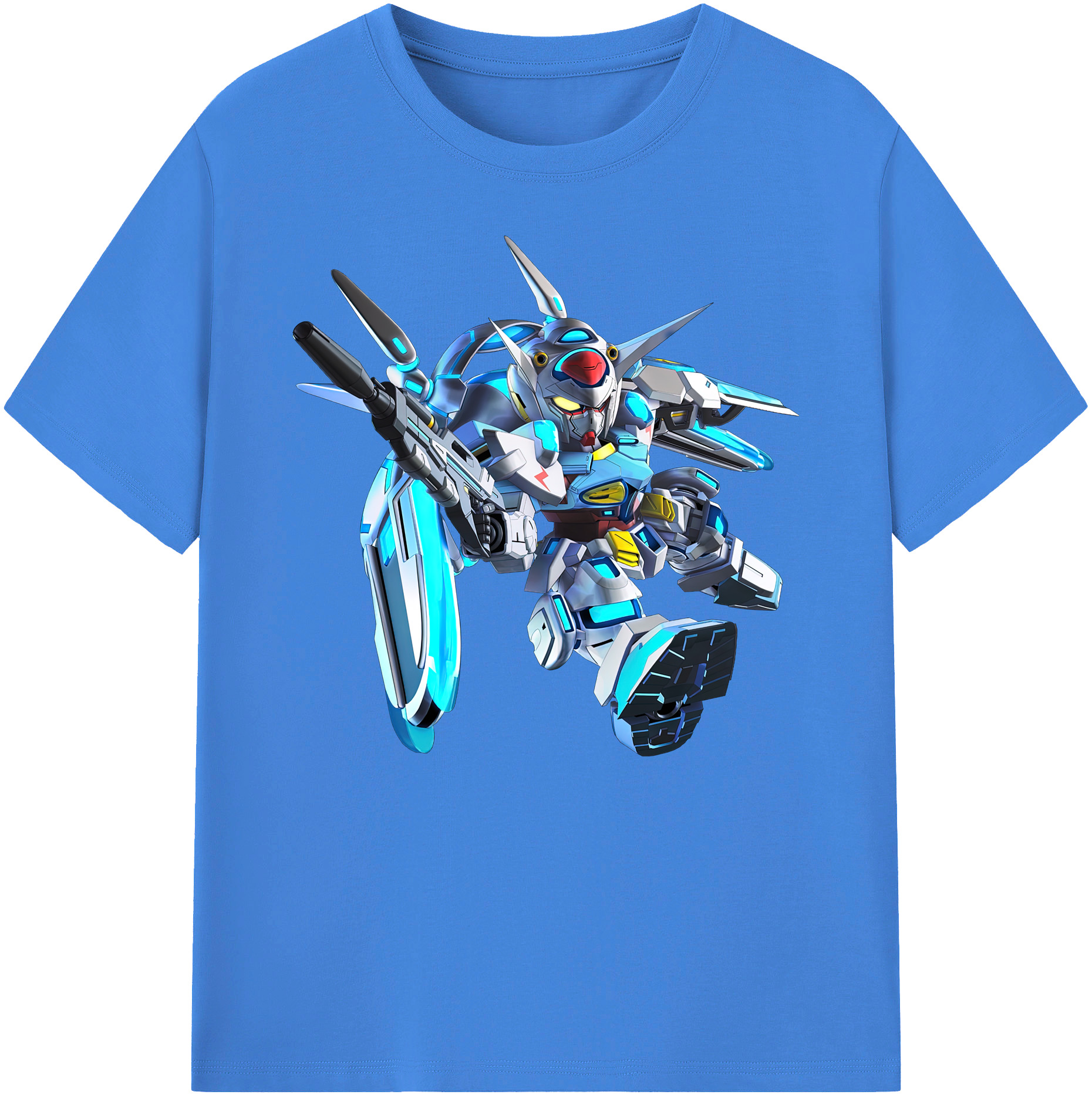 （画像用） 機動戦士ガンダム Mobile Suit Gundam 綿100％ メンズ半袖Tシャツ｜肌触りやわらか＆通気性