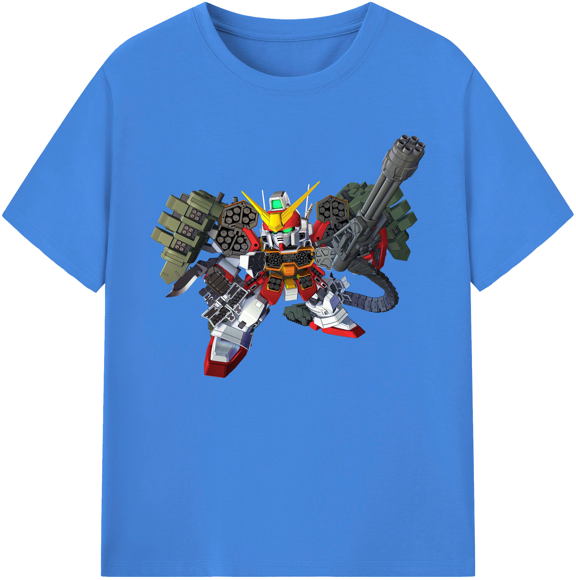 （画像用） 機動戦士ガンダム Mobile Suit Gundam 綿100％ メンズ半袖Tシャツ｜肌触りやわらか＆通気性