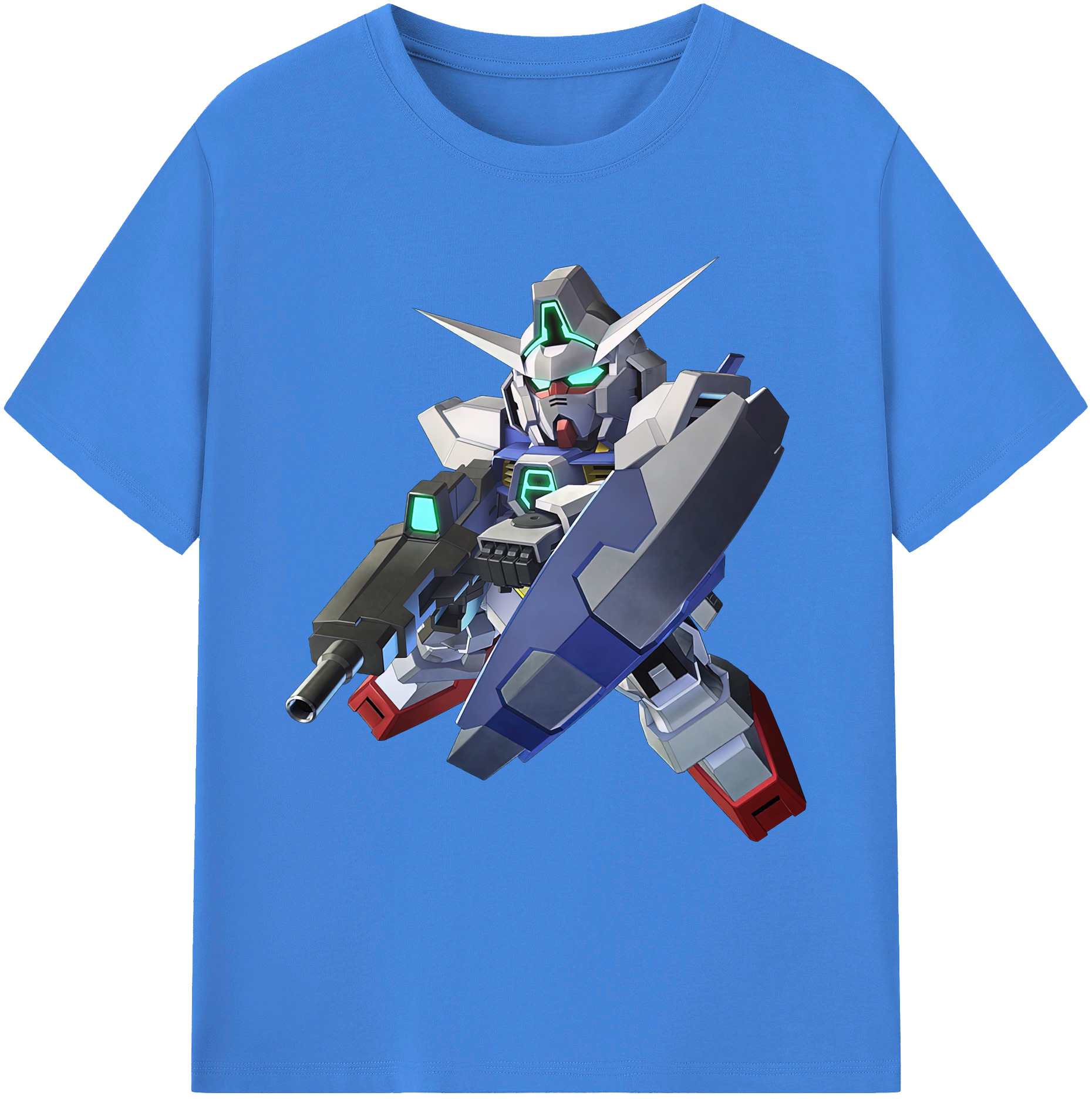 （画像用） 機動戦士ガンダム Mobile Suit Gundam 綿100％ メンズ半袖Tシャツ｜肌触りやわらか＆通気性