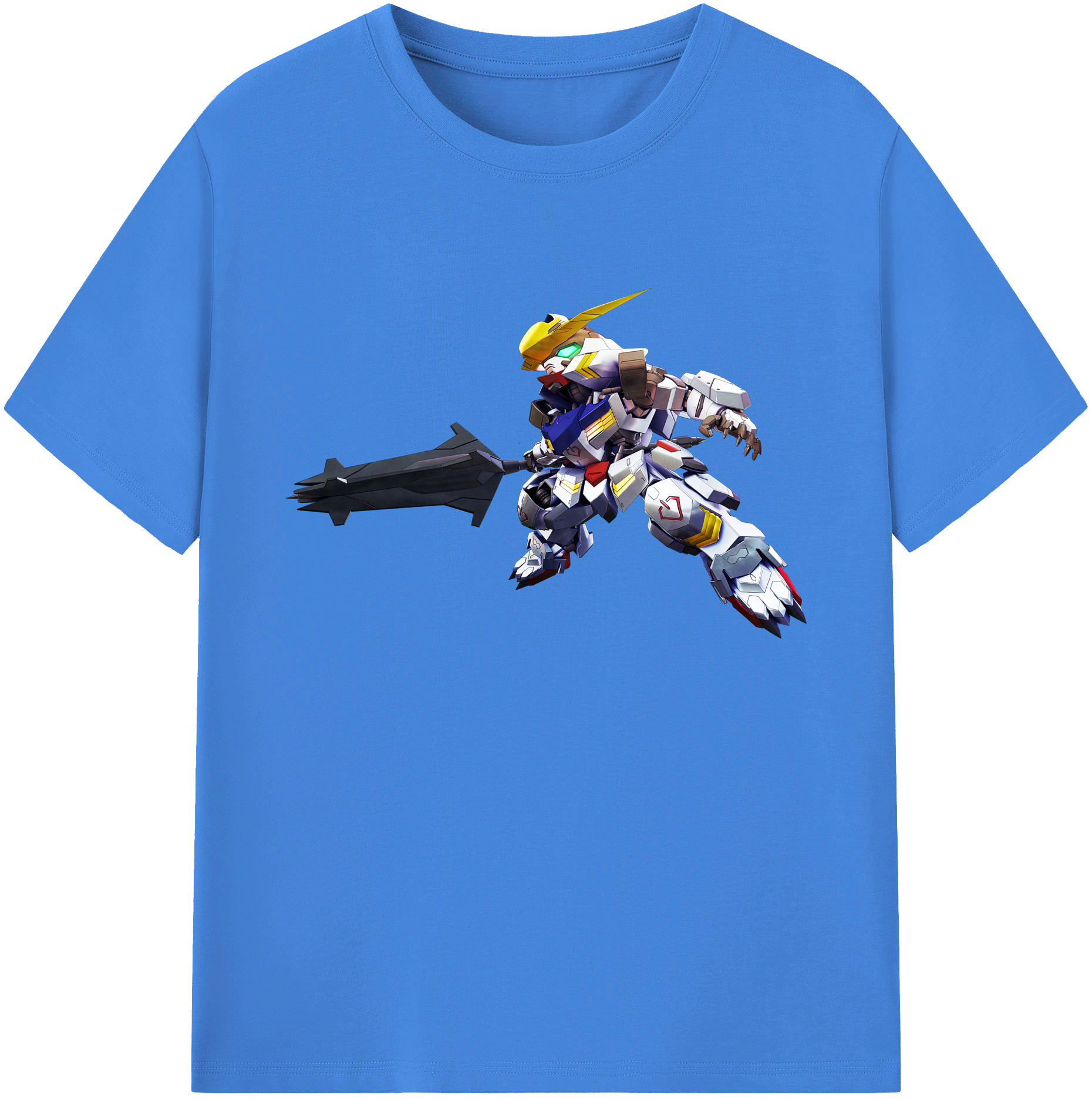 （画像用） 機動戦士ガンダム Mobile Suit Gundam 綿100％ メンズ半袖Tシャツ｜肌触りやわらか＆通気性