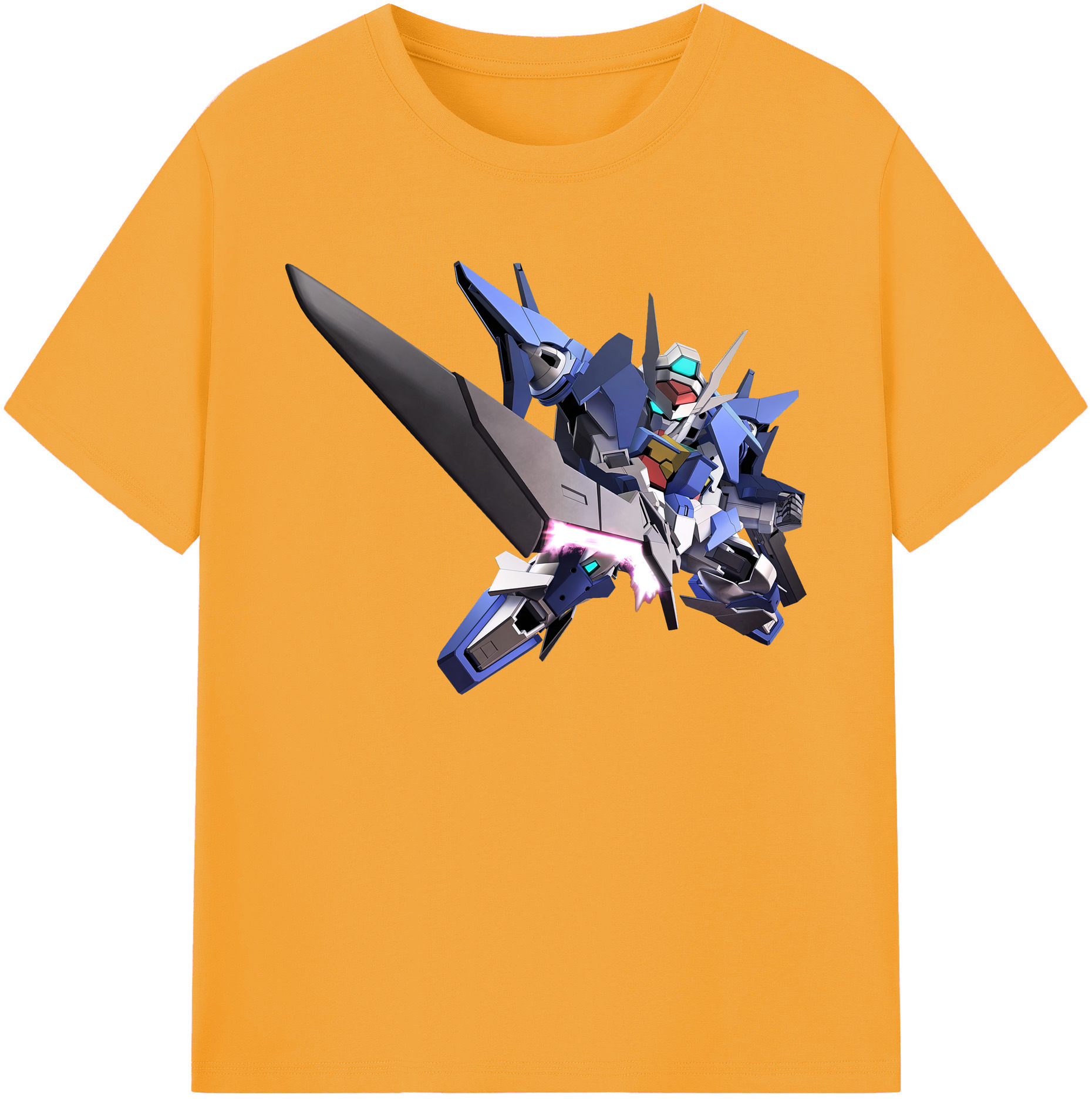 （画像用） 機動戦士ガンダム Mobile Suit Gundam 綿100％ メンズ半袖Tシャツ｜肌触りやわらか＆通気性