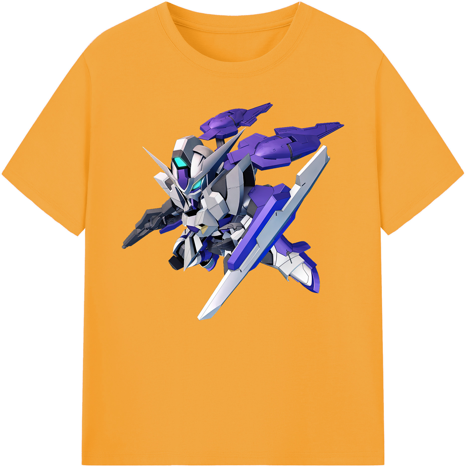 （画像用） 機動戦士ガンダム Mobile Suit Gundam 綿100％ メンズ半袖Tシャツ｜肌触りやわらか＆通気性