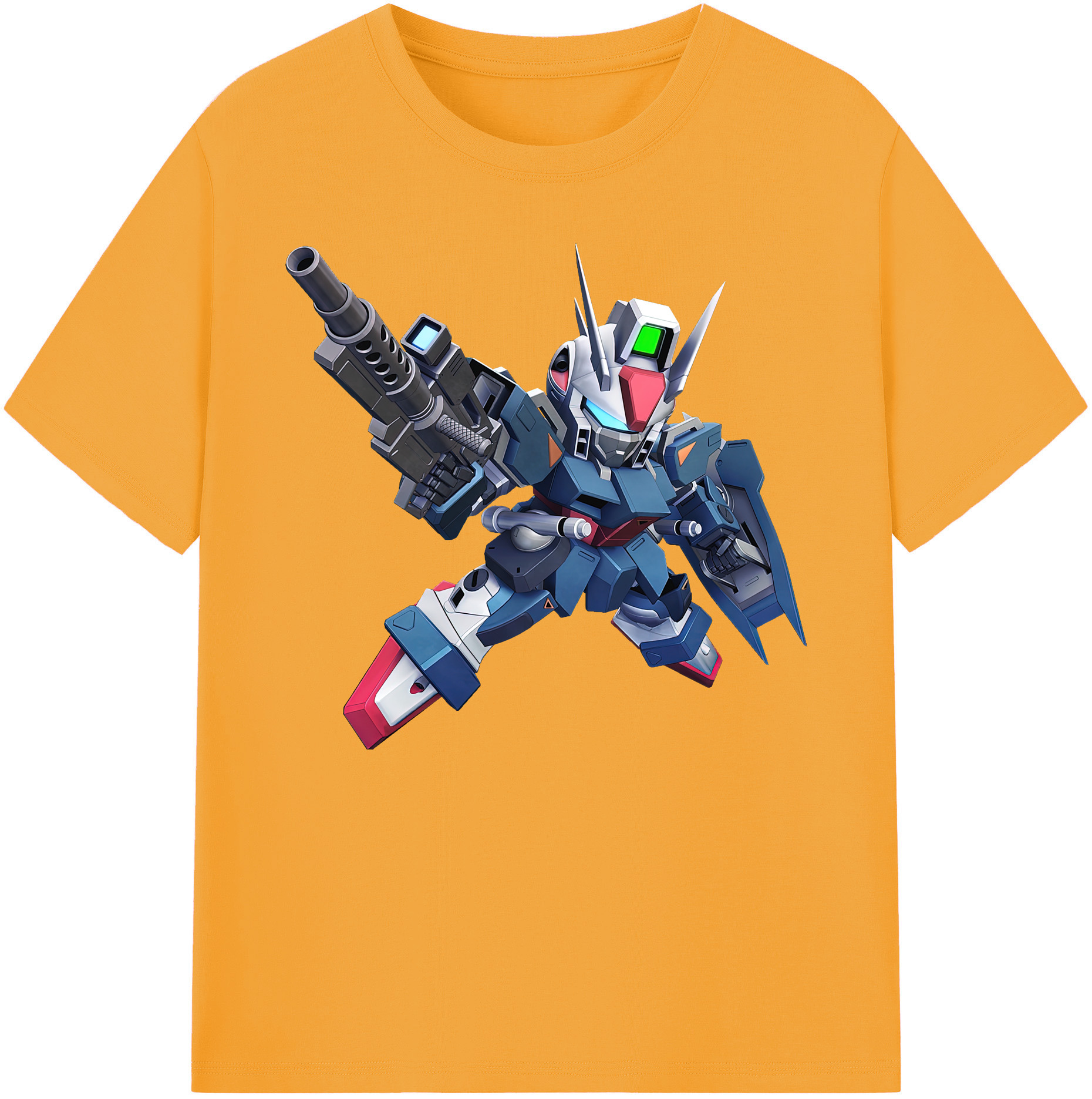 （画像用） 機動戦士ガンダム Mobile Suit Gundam 綿100％ メンズ半袖Tシャツ｜肌触りやわらか＆通気性