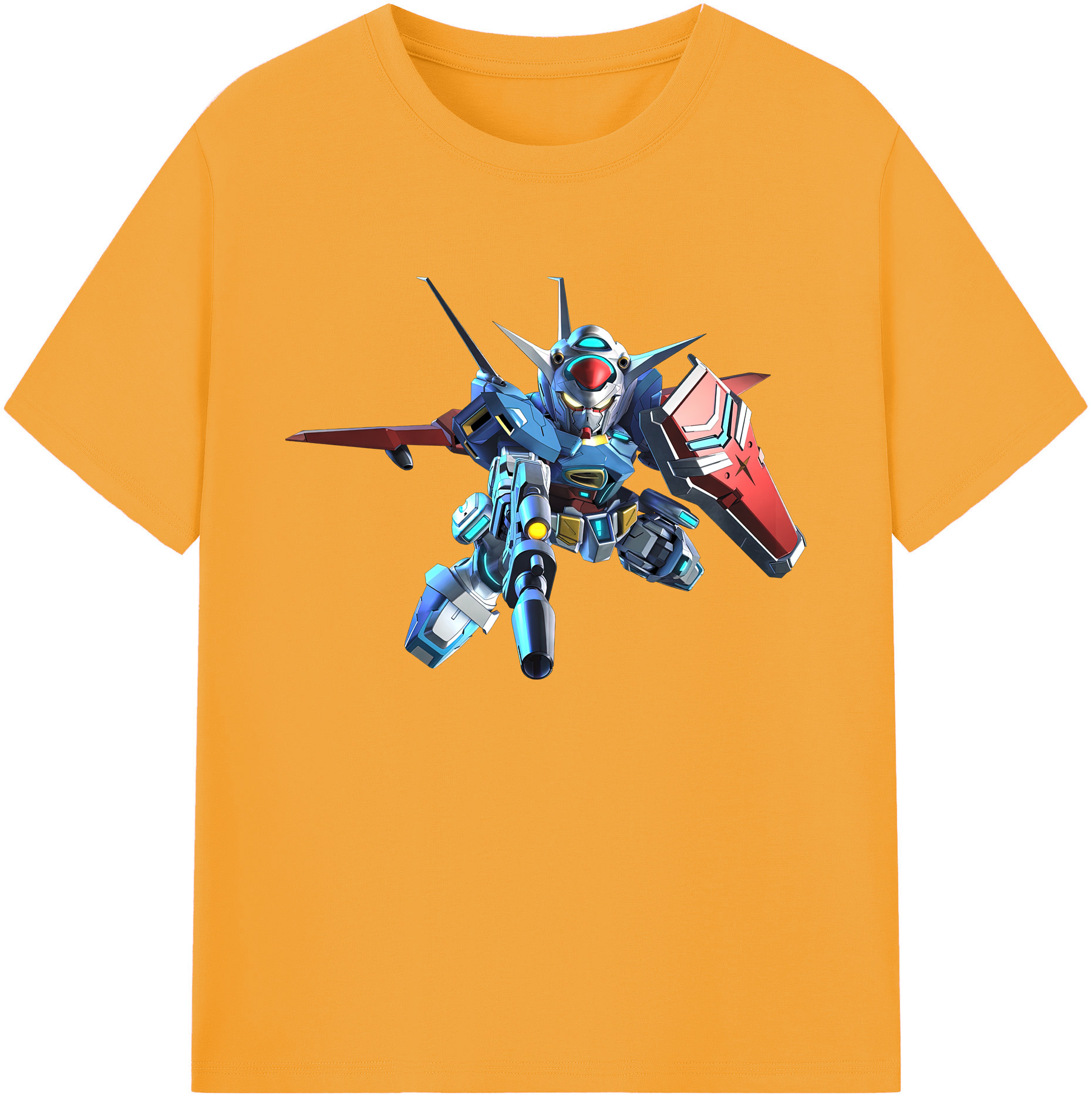 （画像用） 機動戦士ガンダム Mobile Suit Gundam 綿100％ メンズ半袖Tシャツ｜肌触りやわらか＆通気性