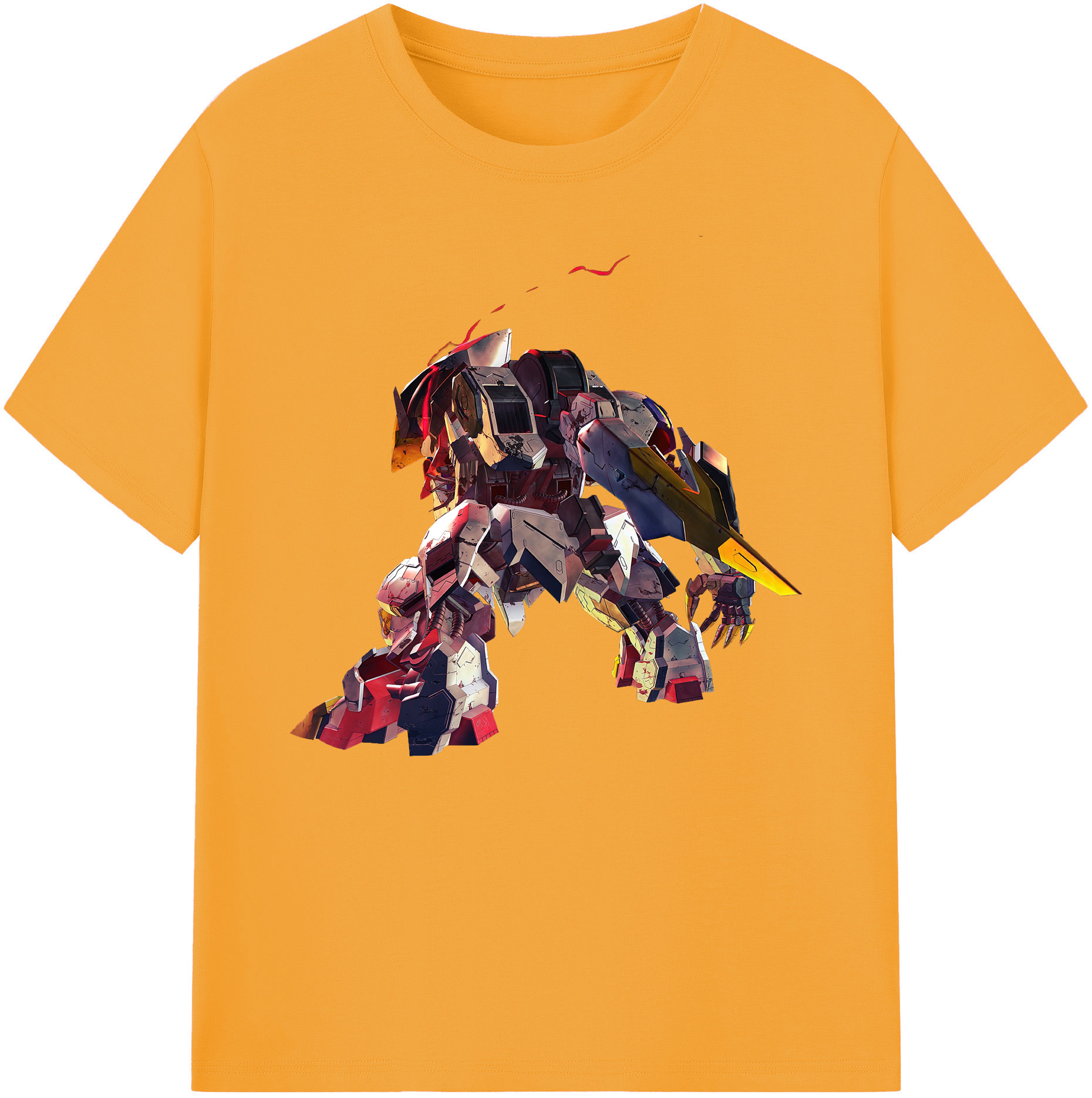 （画像用） 機動戦士ガンダム Mobile Suit Gundam 綿100％ メンズ半袖Tシャツ｜肌触りやわらか＆通気性