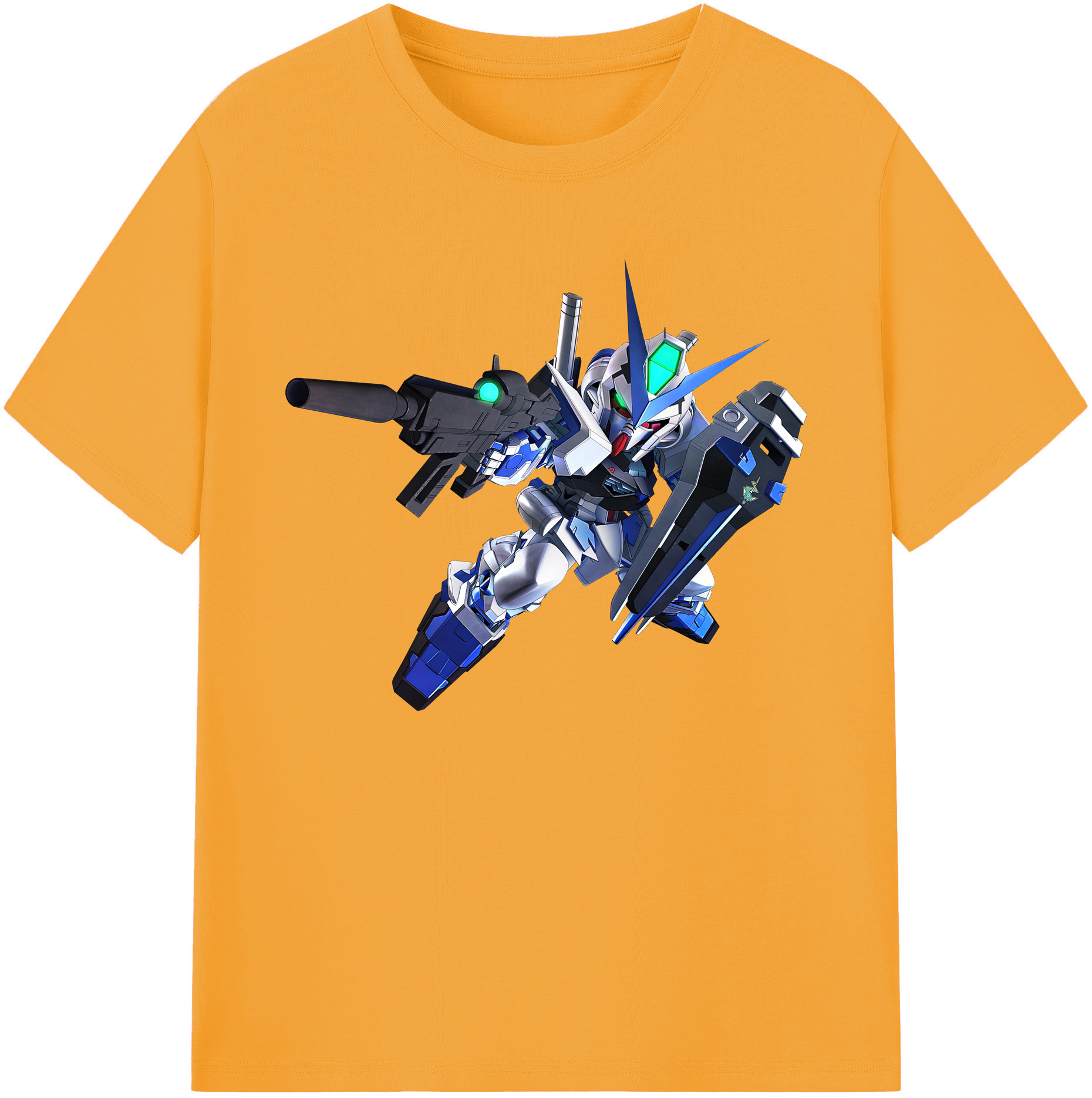 （画像用） 機動戦士ガンダム Mobile Suit Gundam 綿100％ メンズ半袖Tシャツ｜肌触りやわらか＆通気性