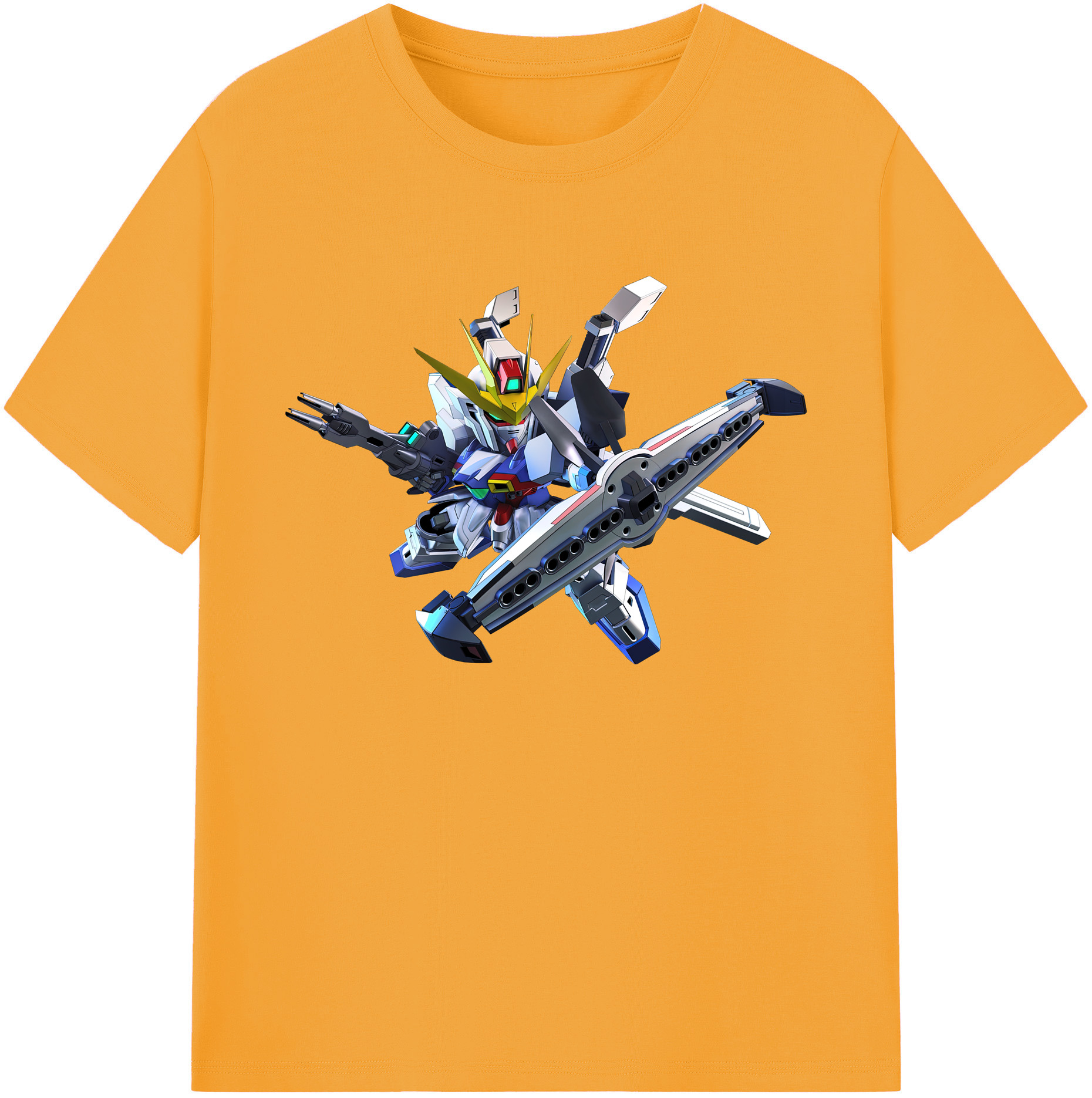 （画像用） 機動戦士ガンダム Mobile Suit Gundam 綿100％ メンズ半袖Tシャツ｜肌触りやわらか＆通気性