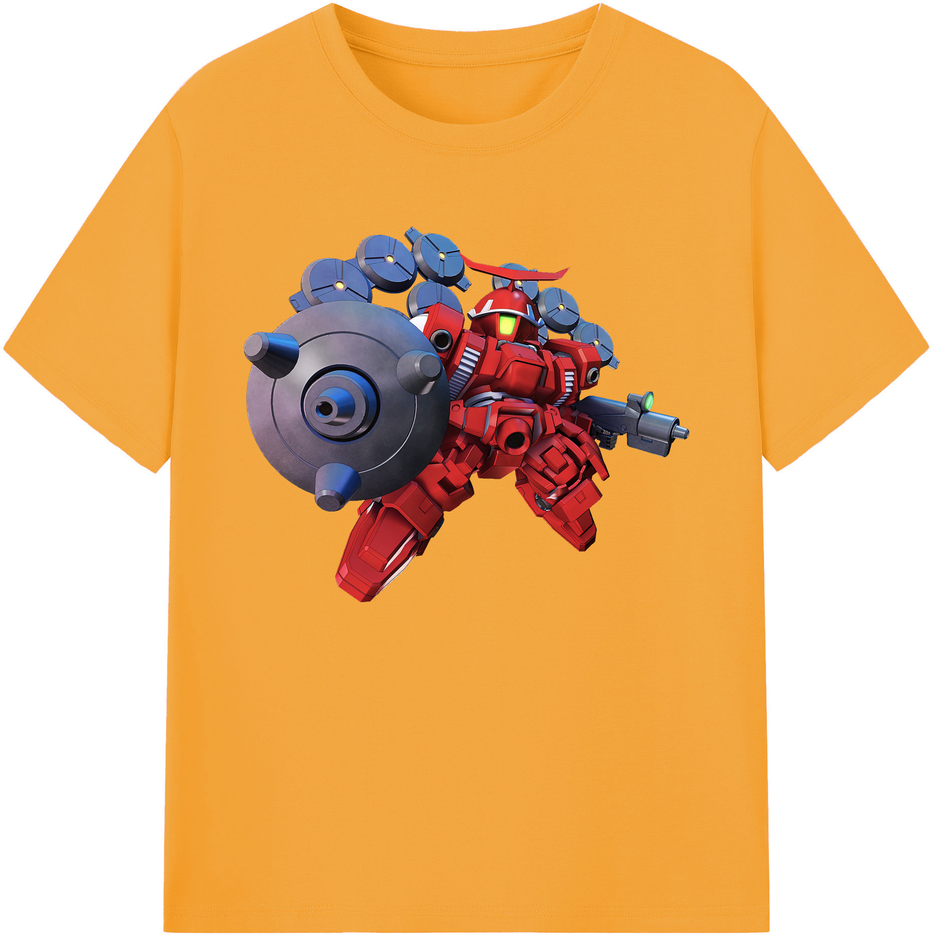 （画像用） 機動戦士ガンダム Mobile Suit Gundam 綿100％ メンズ半袖Tシャツ｜肌触りやわらか＆通気性