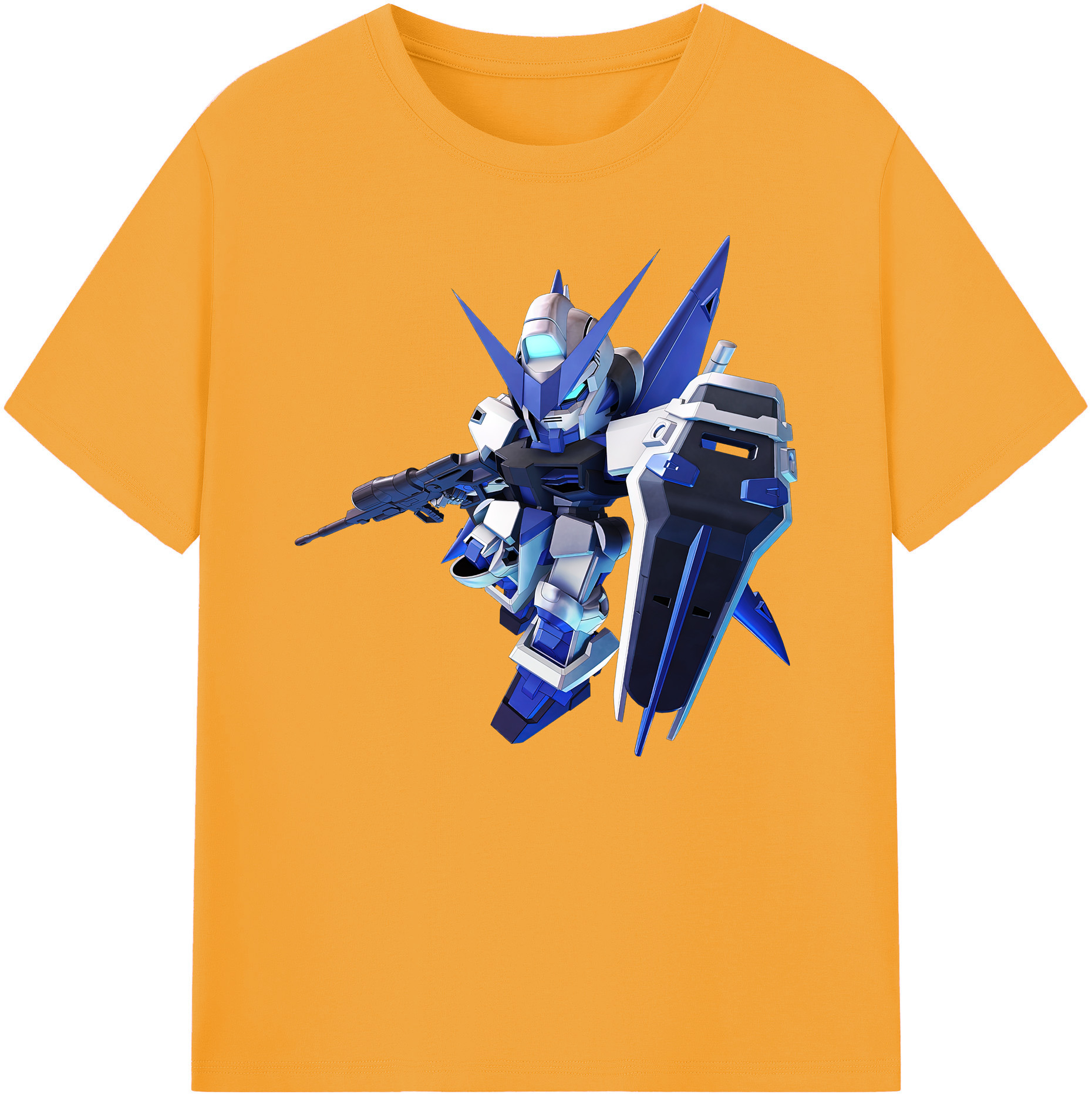 （画像用） 機動戦士ガンダム Mobile Suit Gundam 綿100％ メンズ半袖Tシャツ｜肌触りやわらか＆通気性