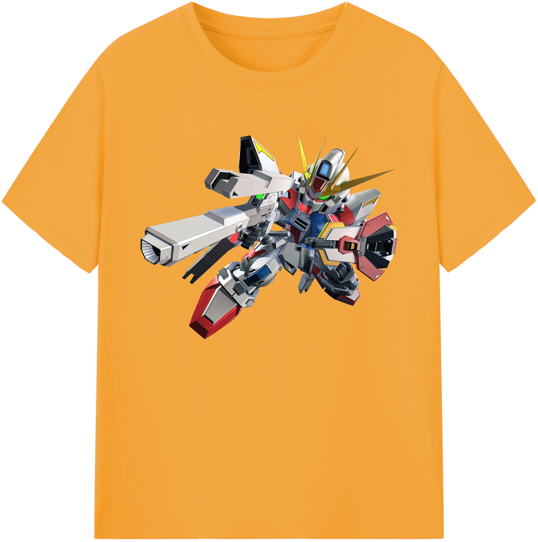 （画像用） 機動戦士ガンダム Mobile Suit Gundam 綿100％ メンズ半袖Tシャツ｜肌触りやわらか＆通気性