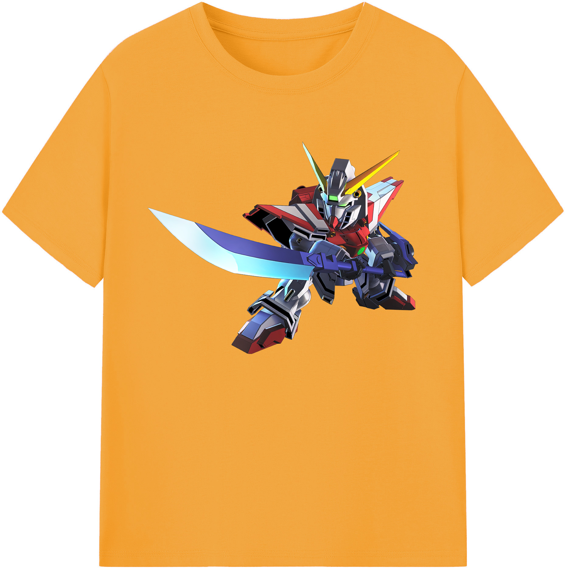 （画像用） 機動戦士ガンダム Mobile Suit Gundam 綿100％ メンズ半袖Tシャツ｜肌触りやわらか＆通気性