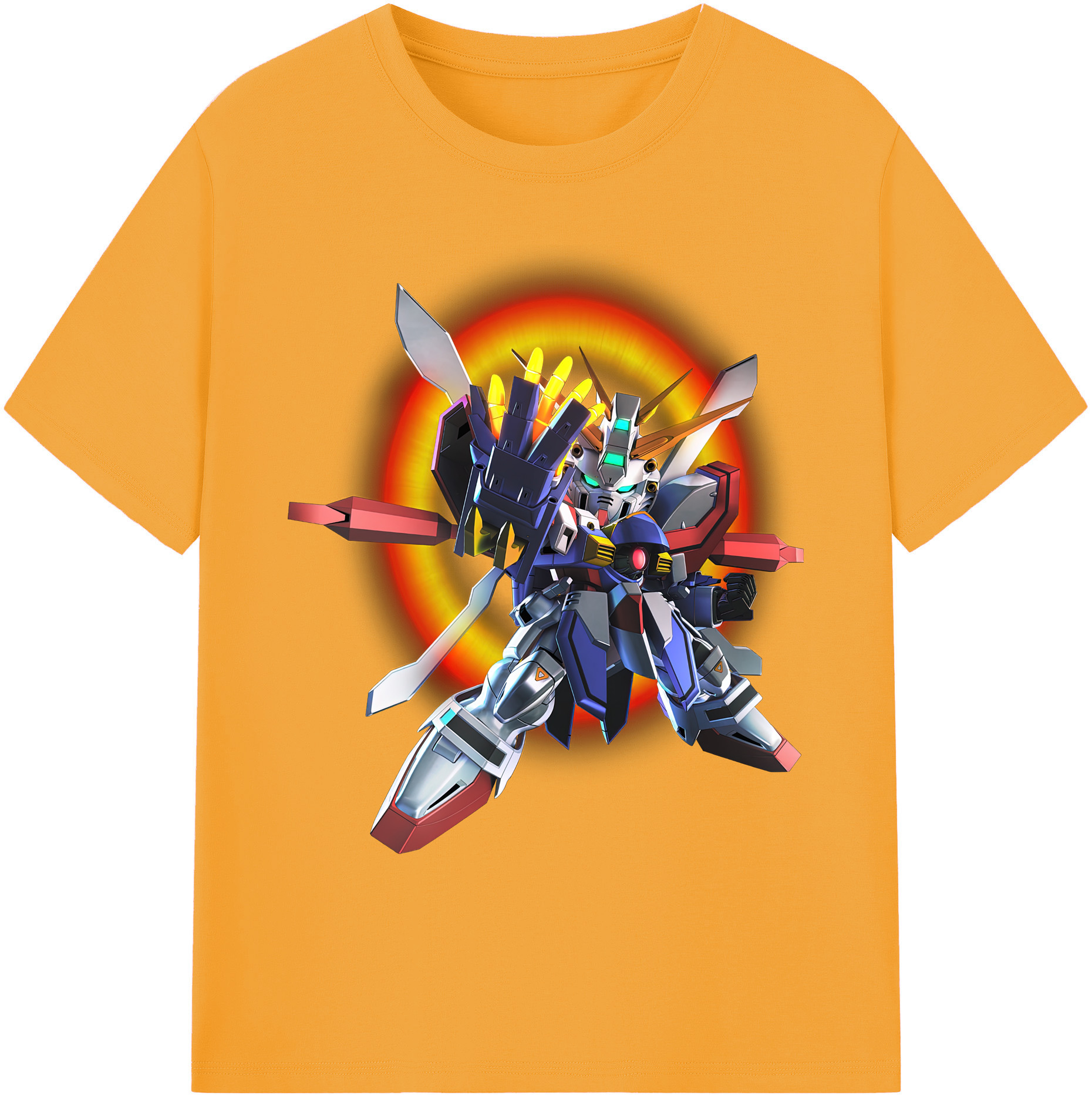 （画像用） 機動戦士ガンダム Mobile Suit Gundam 綿100％ メンズ半袖Tシャツ｜肌触りやわらか＆通気性