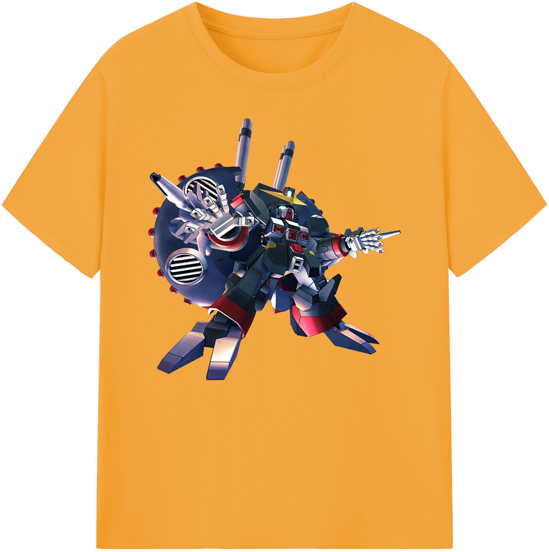 （画像用） 機動戦士ガンダム Mobile Suit Gundam 綿100％ メンズ半袖Tシャツ｜肌触りやわらか＆通気性