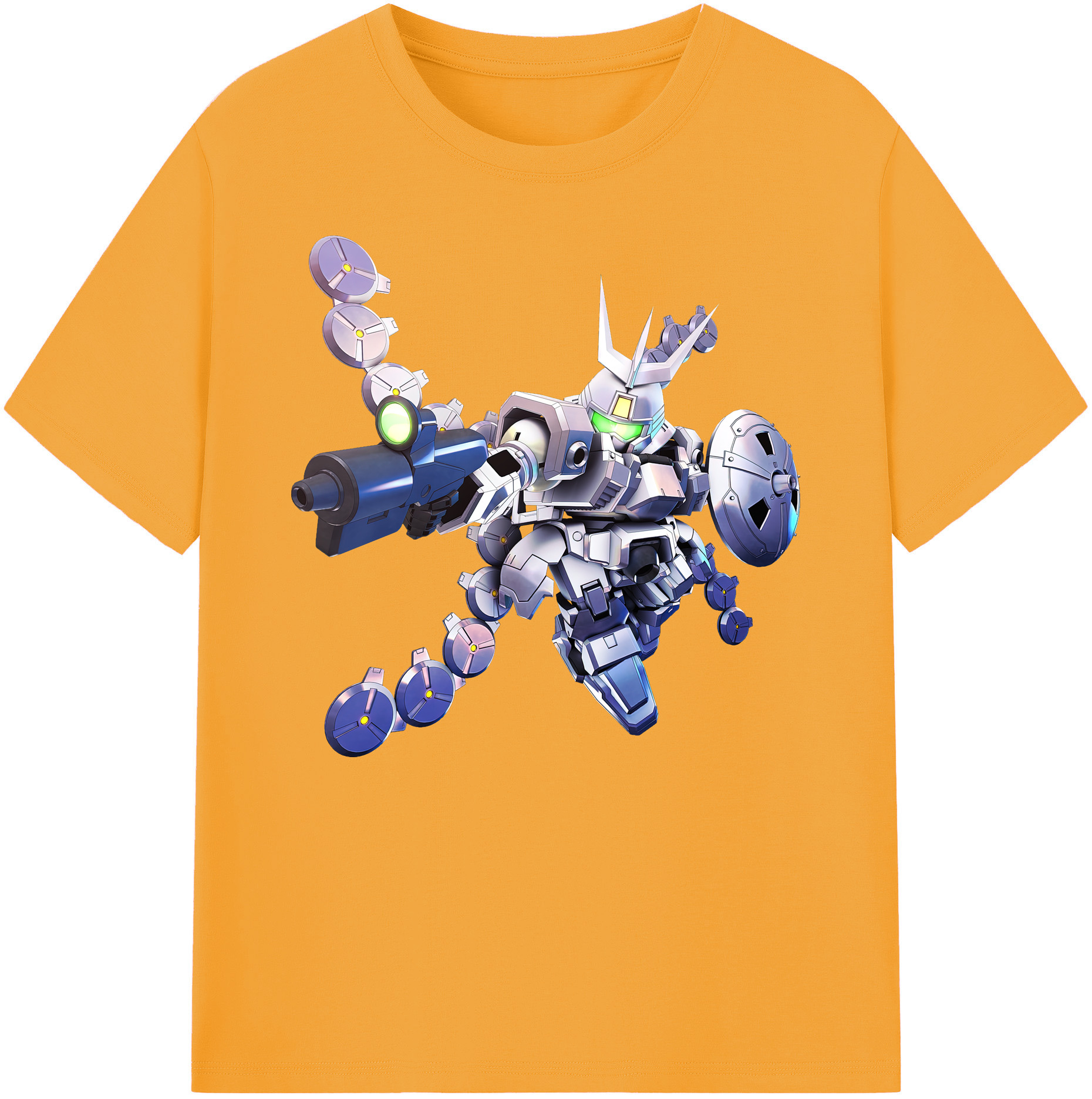 （画像用） 機動戦士ガンダム Mobile Suit Gundam 綿100％ メンズ半袖Tシャツ｜肌触りやわらか＆通気性