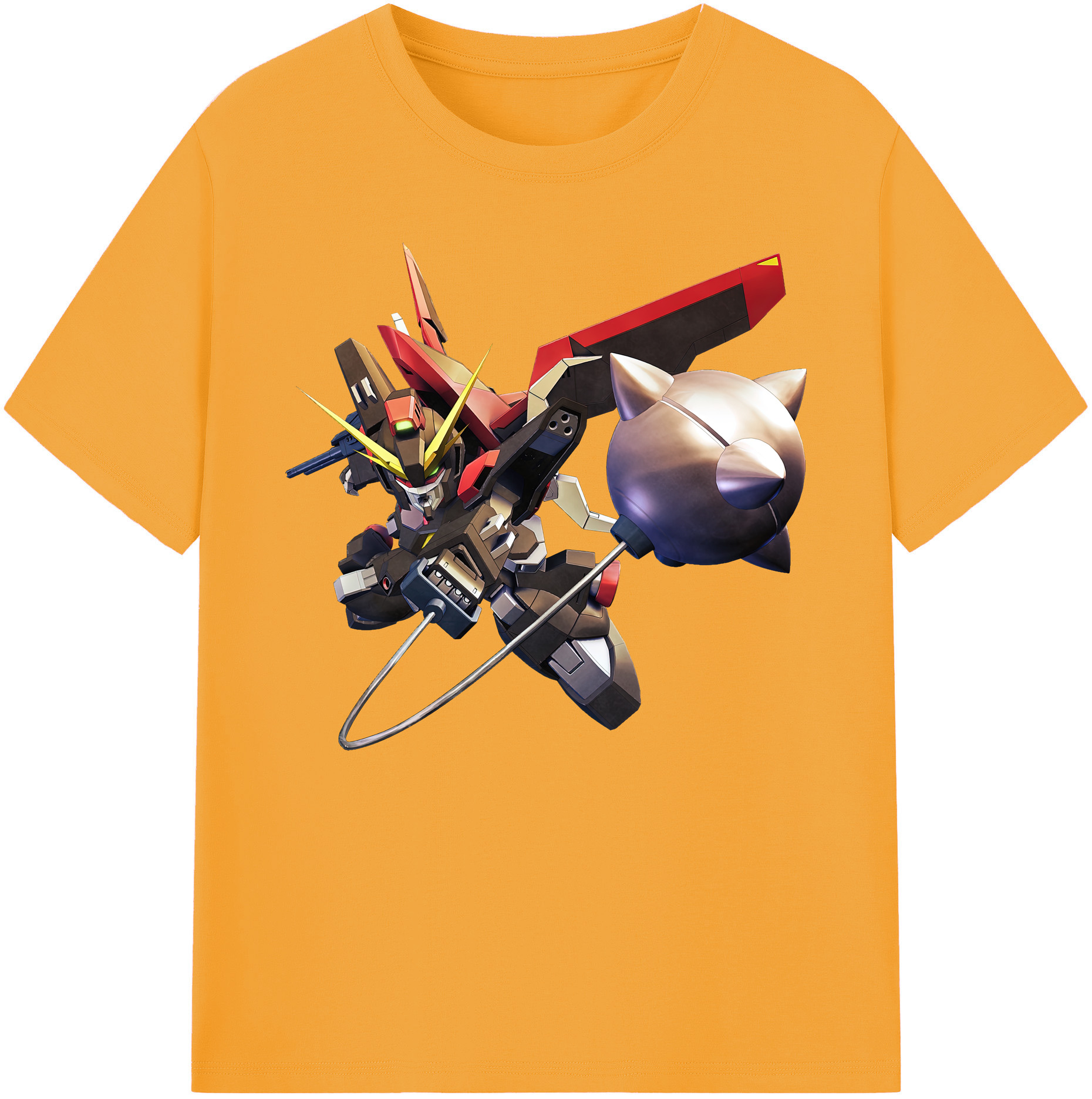 （画像用） 機動戦士ガンダム Mobile Suit Gundam 綿100％ メンズ半袖Tシャツ｜肌触りやわらか＆通気性