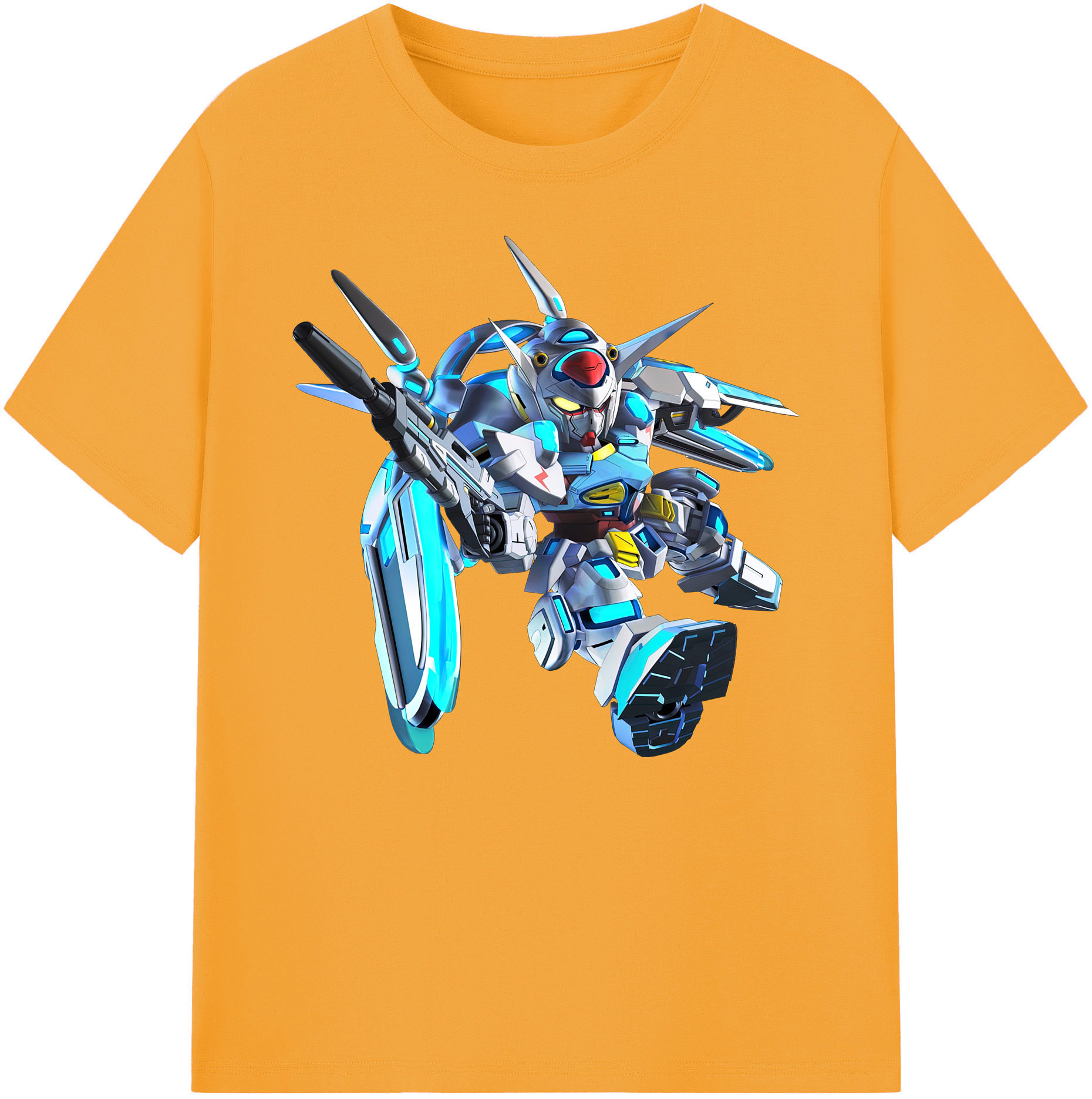 （画像用） 機動戦士ガンダム Mobile Suit Gundam 綿100％ メンズ半袖Tシャツ｜肌触りやわらか＆通気性