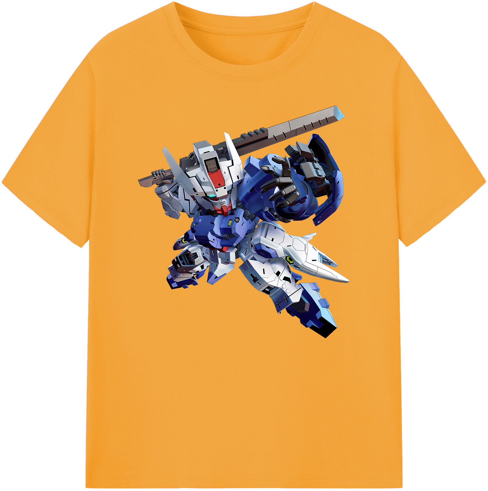 （画像用） 機動戦士ガンダム Mobile Suit Gundam 綿100％ メンズ半袖Tシャツ｜肌触りやわらか＆通気性