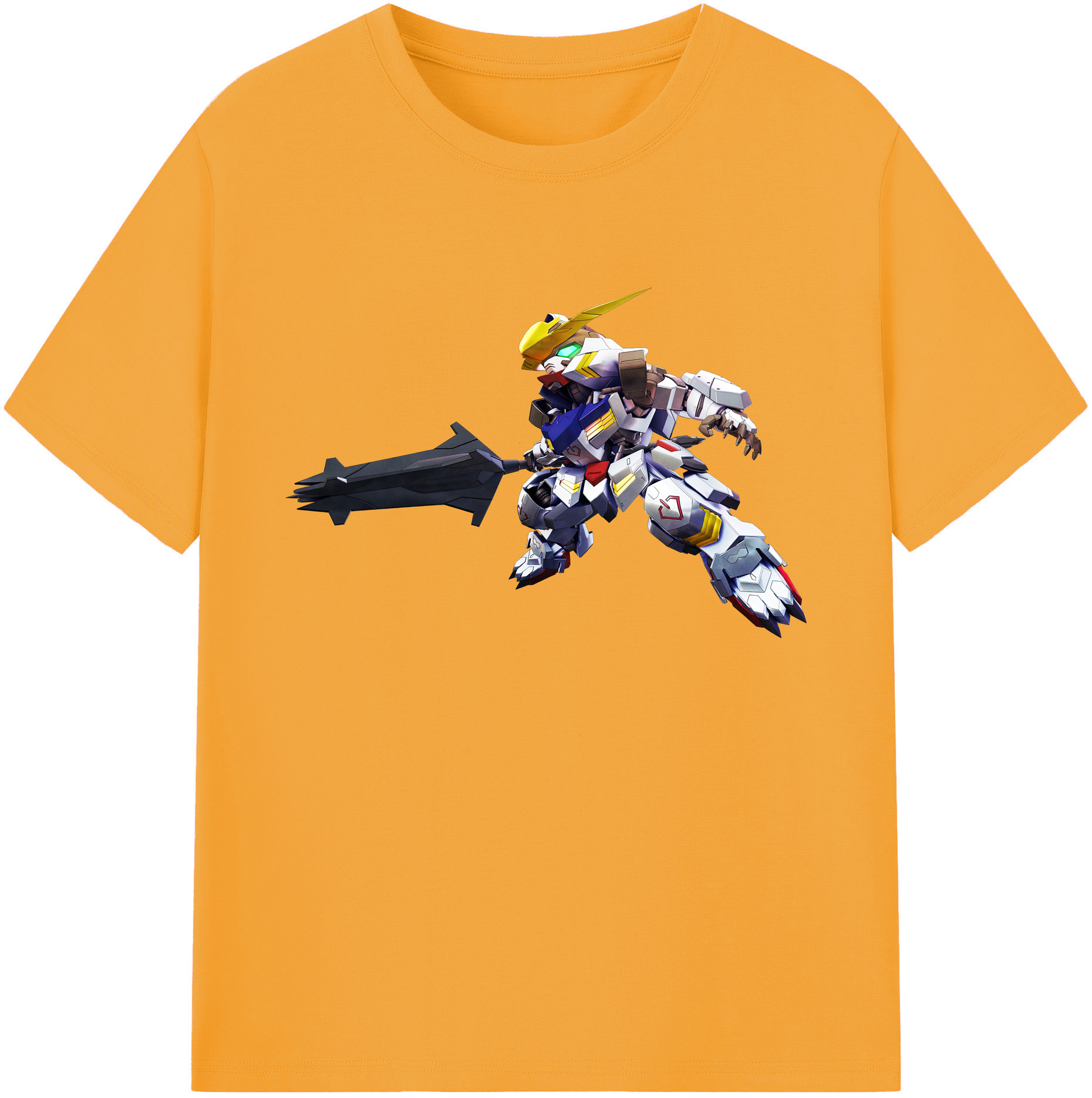 （画像用） 機動戦士ガンダム Mobile Suit Gundam 綿100％ メンズ半袖Tシャツ｜肌触りやわらか＆通気性