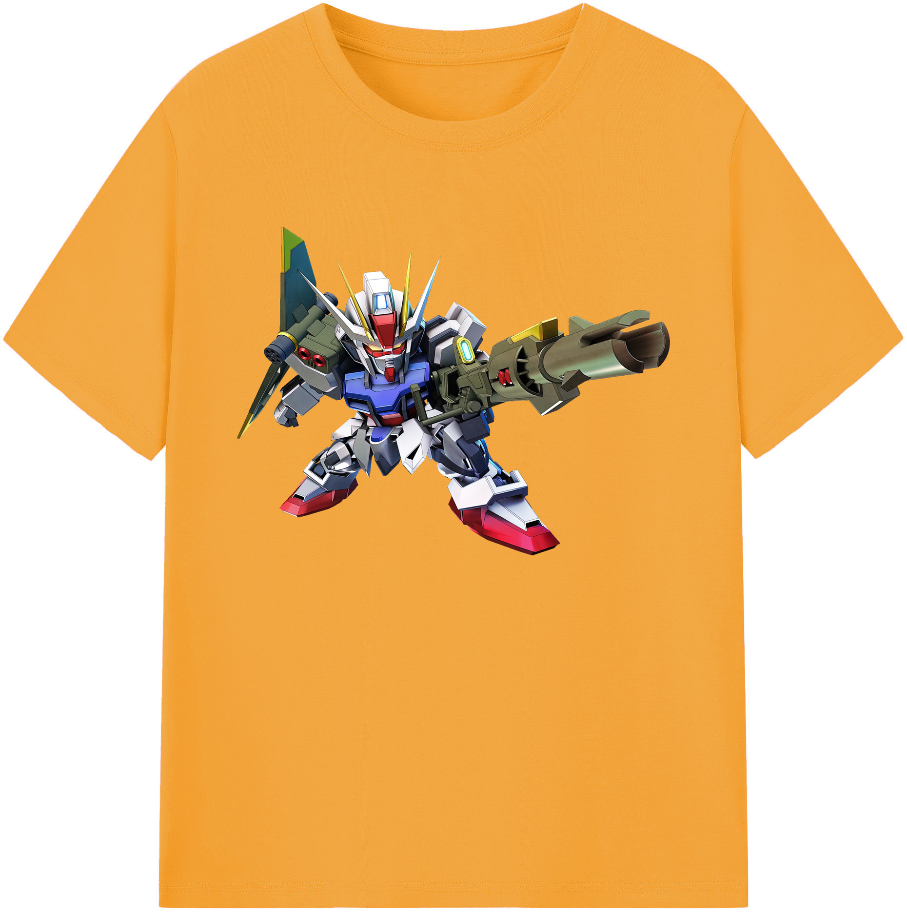 （画像用） 機動戦士ガンダム Mobile Suit Gundam 綿100％ メンズ半袖Tシャツ｜肌触りやわらか＆通気性