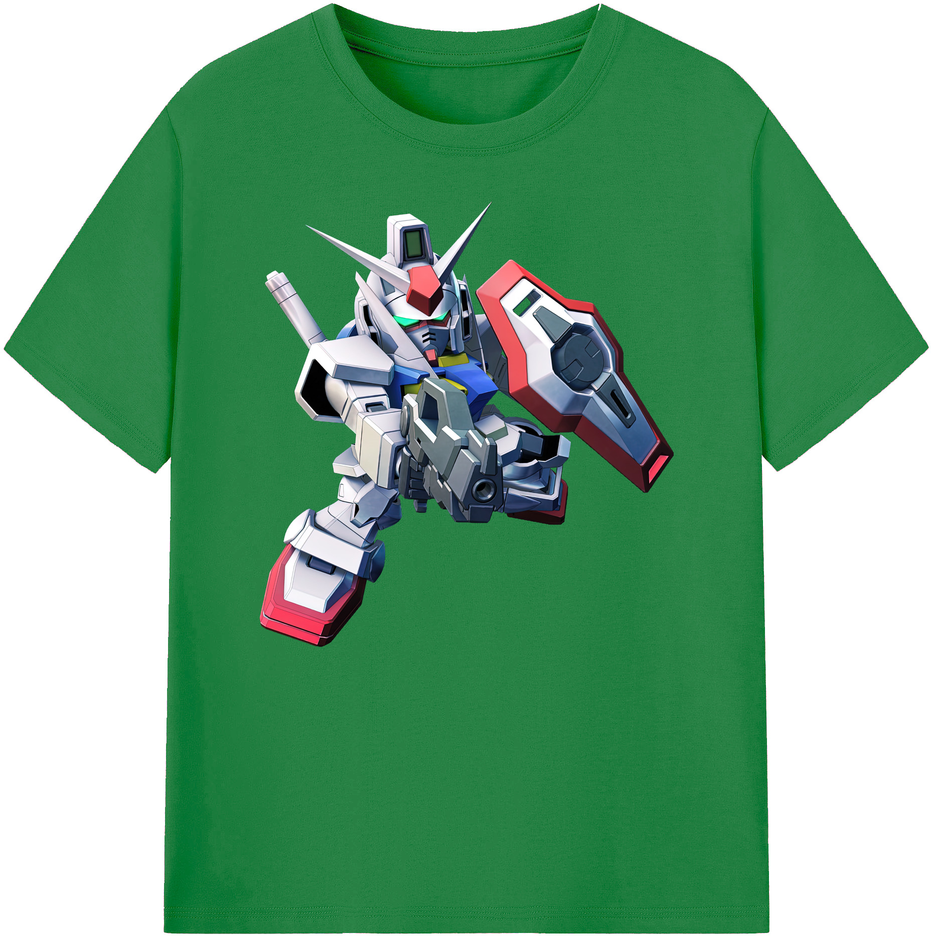 （画像用） 機動戦士ガンダム Mobile Suit Gundam 綿100％ メンズ半袖Tシャツ｜肌触りやわらか＆通気性