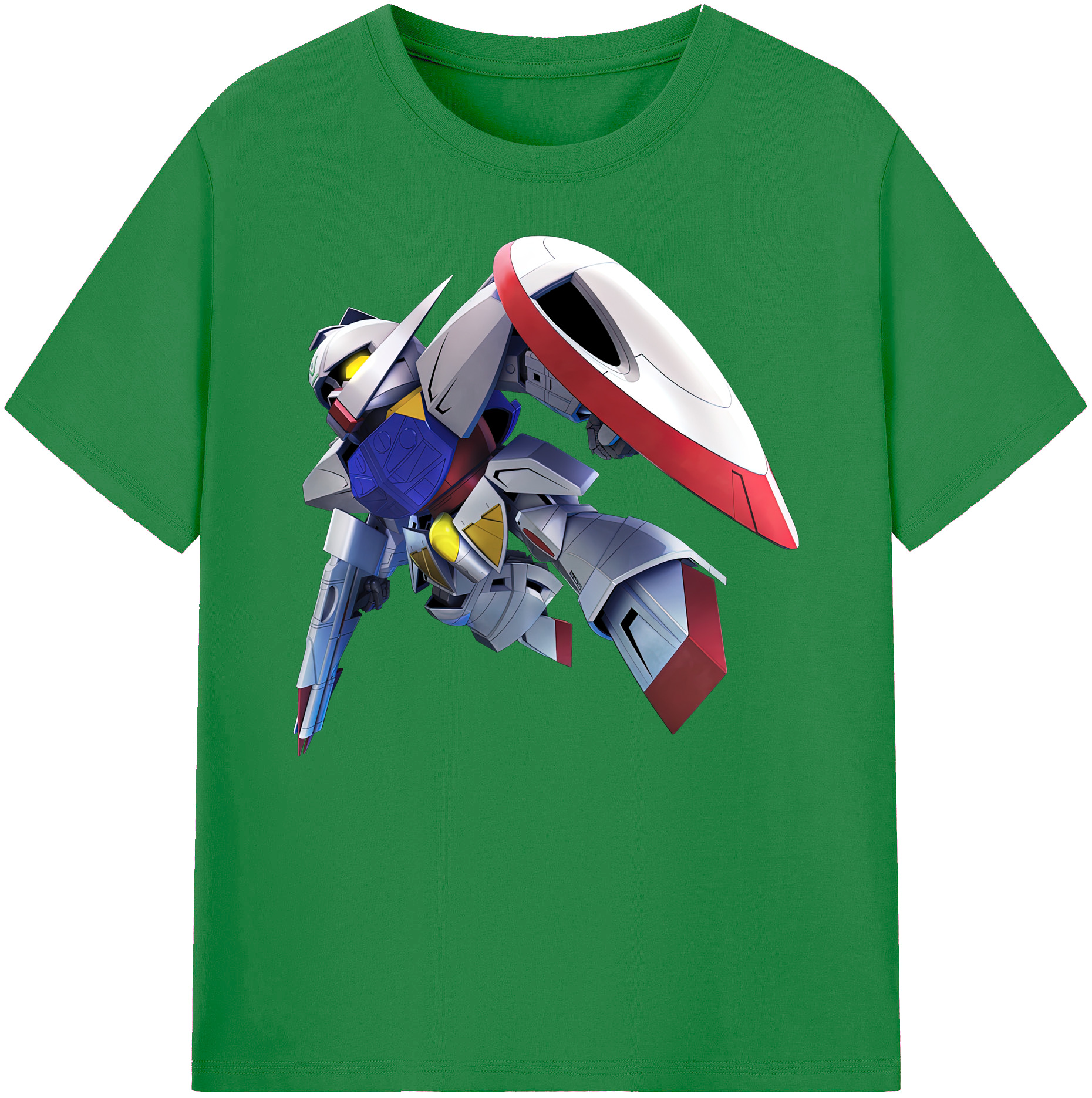 （画像用） 機動戦士ガンダム Mobile Suit Gundam 綿100％ メンズ半袖Tシャツ｜肌触りやわらか＆通気性